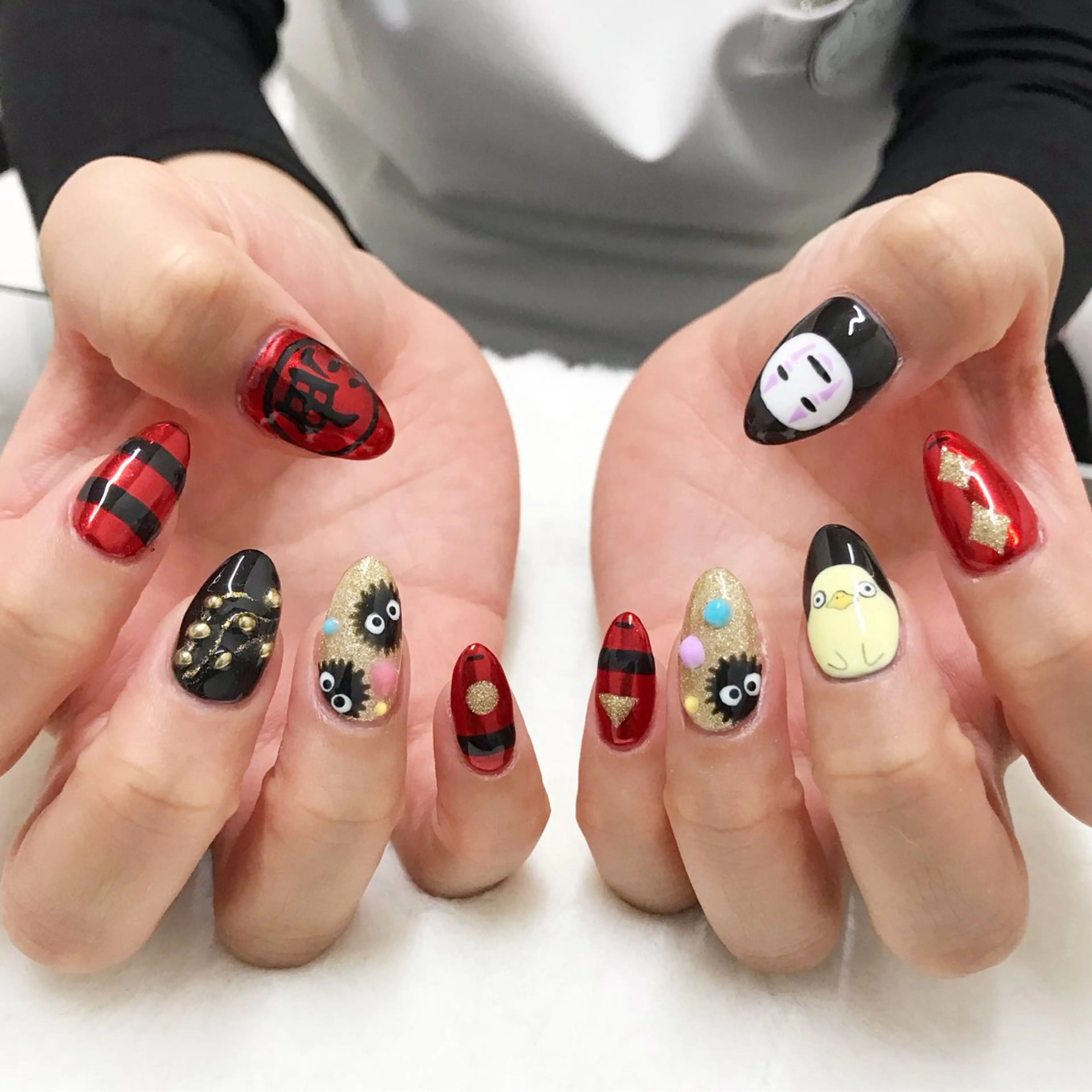 10本アートの写真