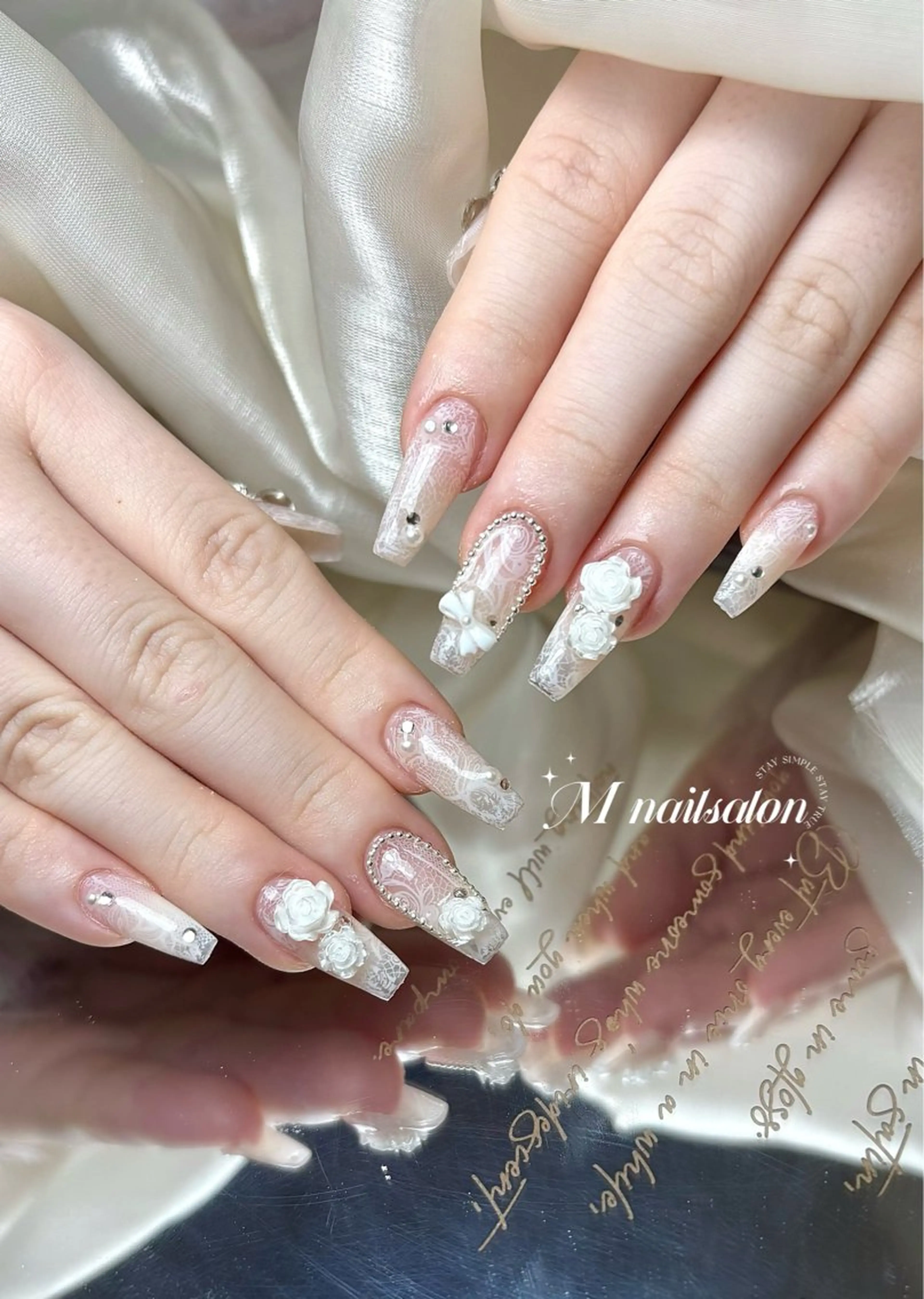 ネイル M🌷nail 長さだし専門店のネイルデザイン