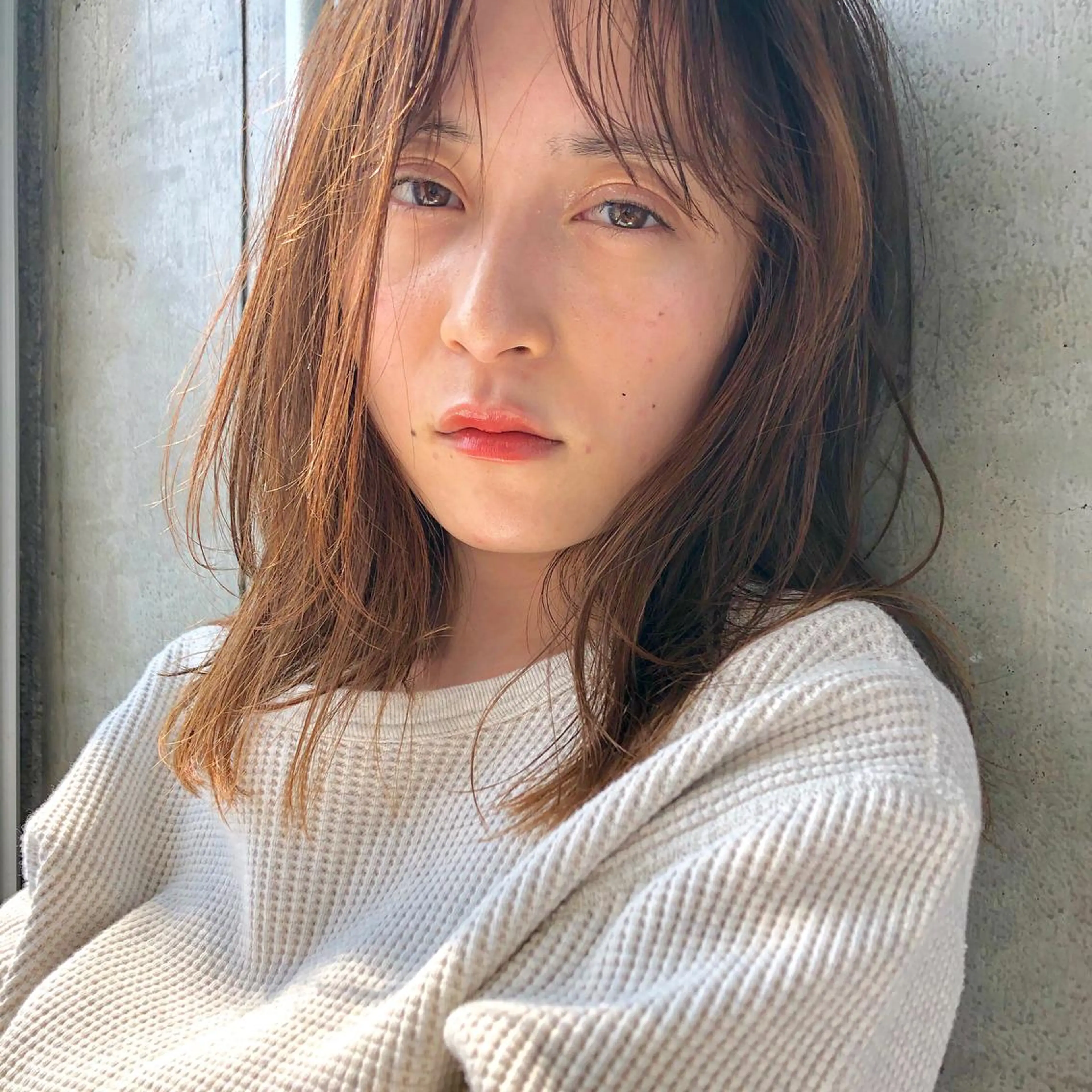 ミディアム カラー パーマ tane.所属・【ダメージレス施術】 【透明感】北村 拓也のヘアスタイル