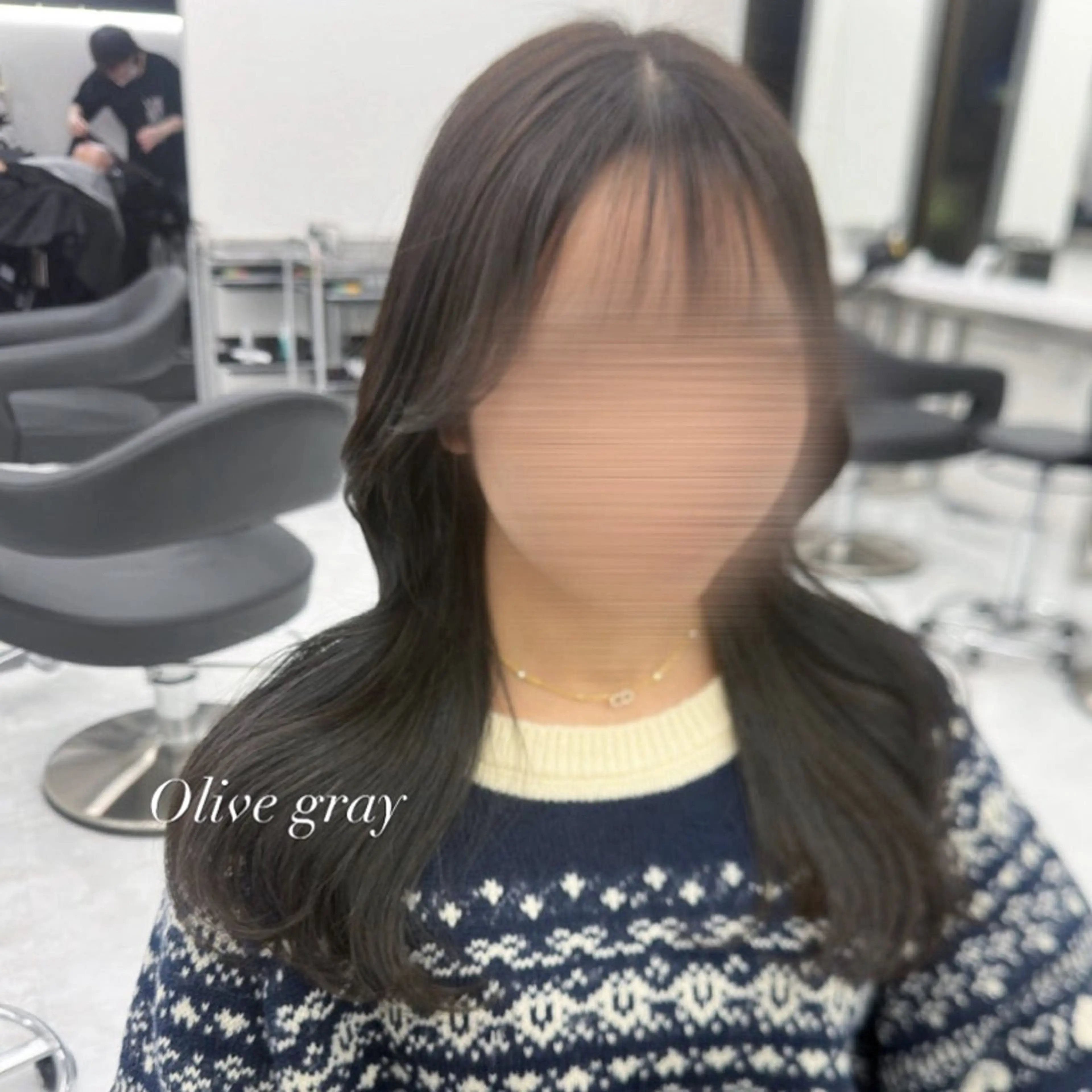 ロング カラー パーマ ヘアアレンジ メンズ キッズ ♥️韓国ヘア レイヤー♥️ゆりのヘアスタイル