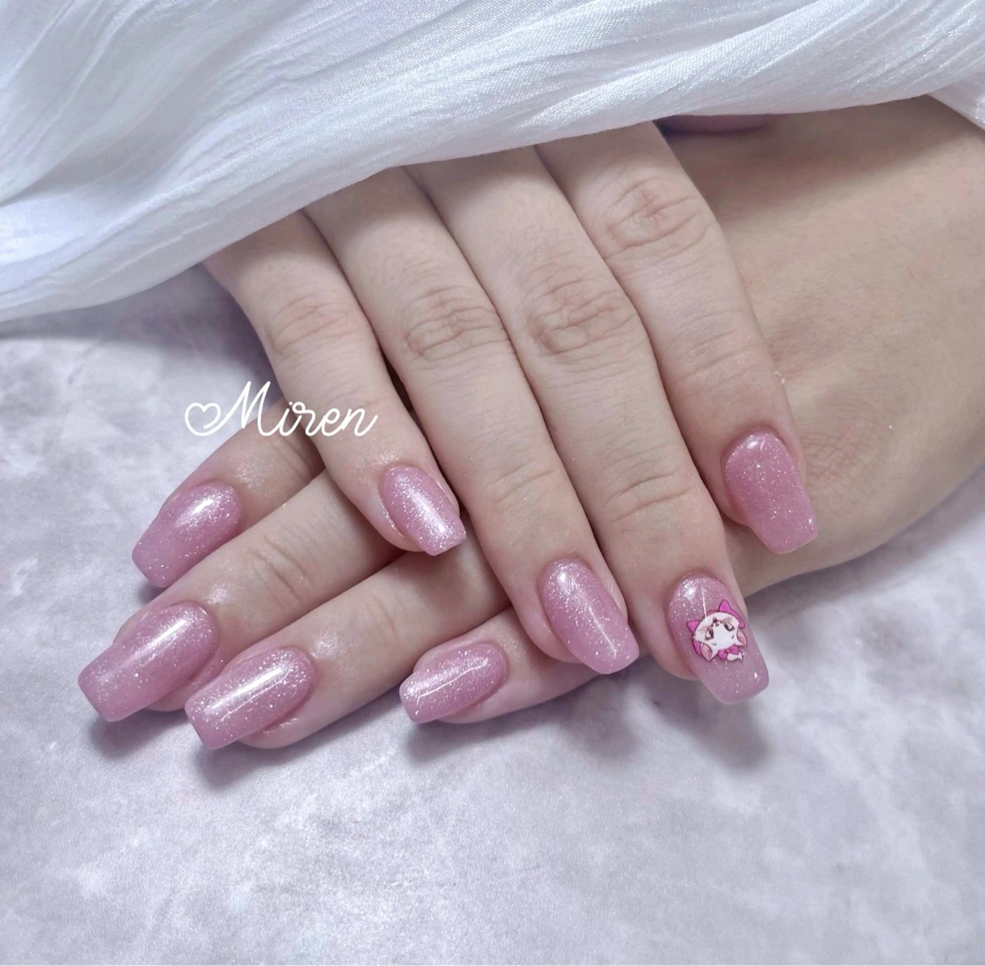 👑期間限定👑💅チップ長さ出し10本ワンカラーの写真