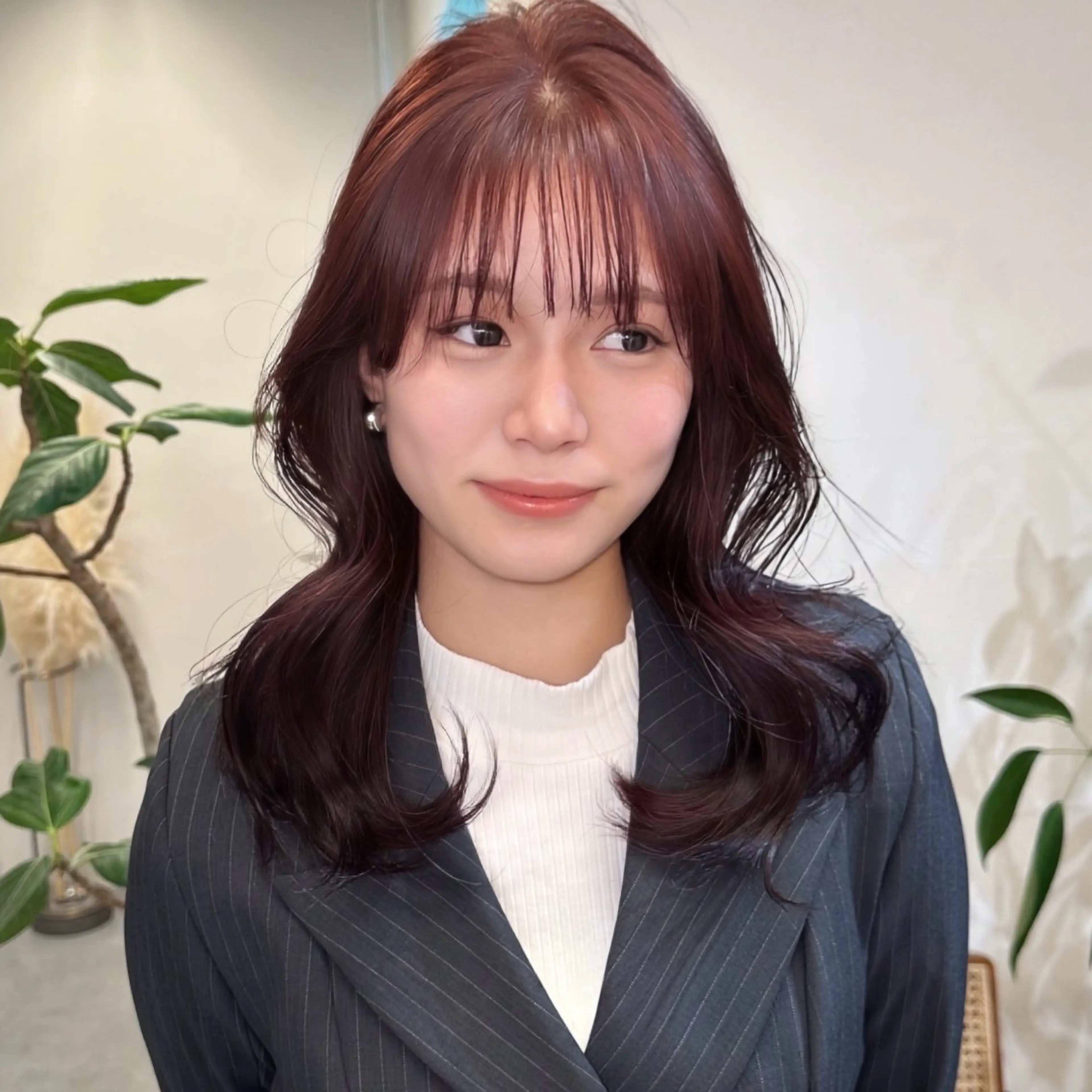 セミロング カラー カット ヘアカラー トリートメント ハイトーン×似合わせ 🌱中川慎之介のヘアスタイル