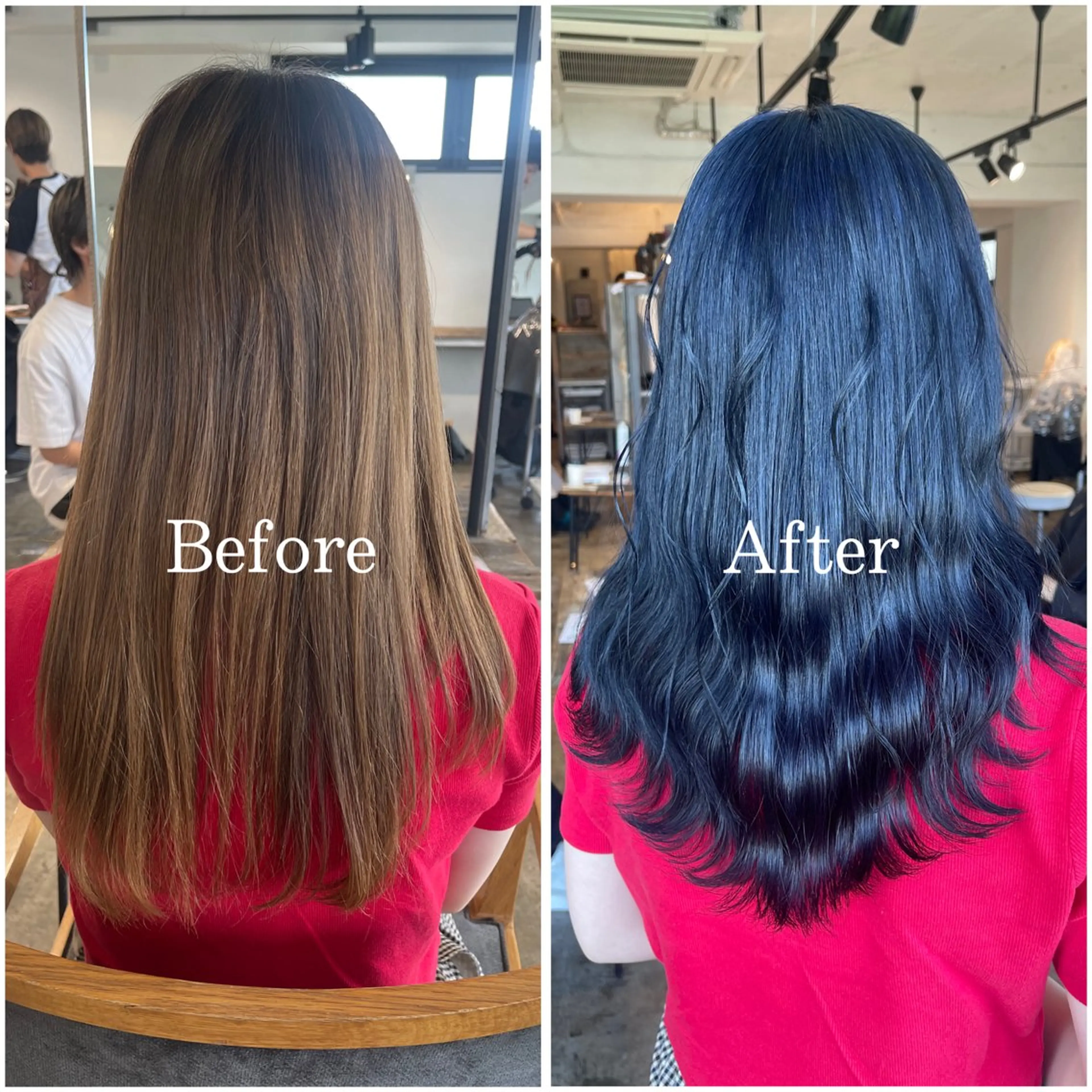 ロング カラー ブリーチ デザインカラー ハイトーンカラー ヘアカラー トリートメント ムラ修正/ ハイトーン💖Riaのヘアスタイル