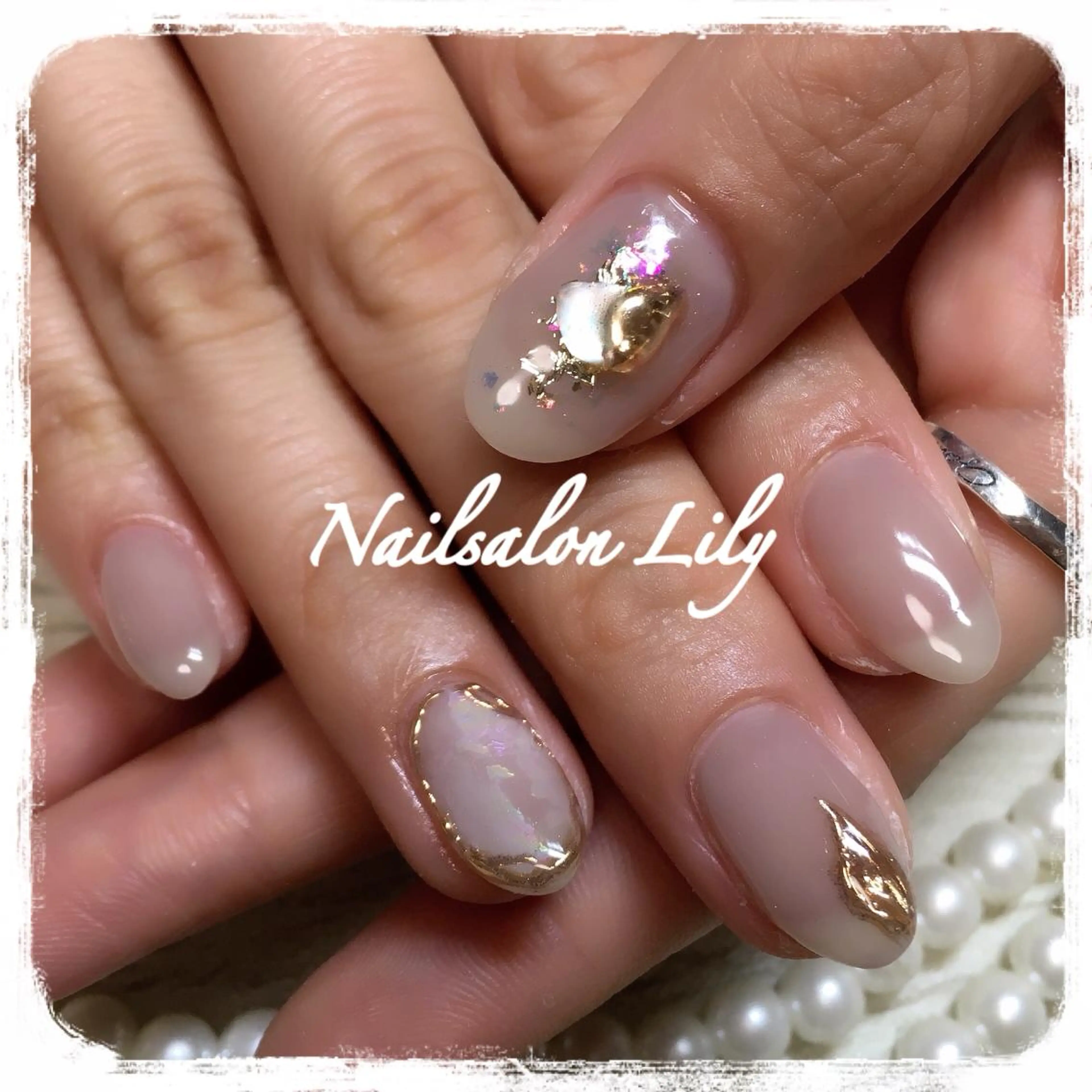 ネイル ニュアンスネイル Nailsalon Lilyのネイルデザイン