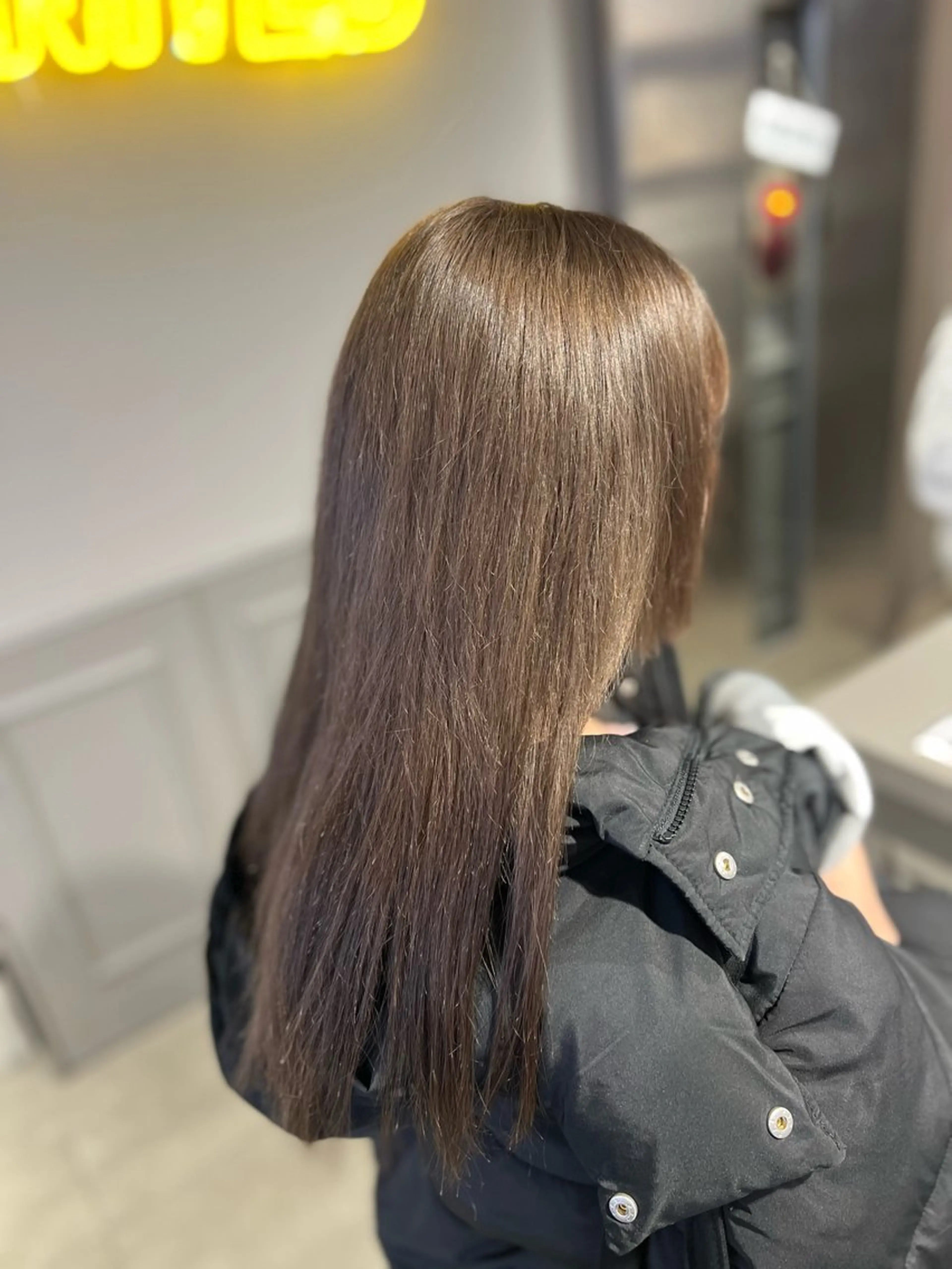 ロング カラー ヘアカラー トリートメント 韓国レイヤーカット /REIのヘアスタイル