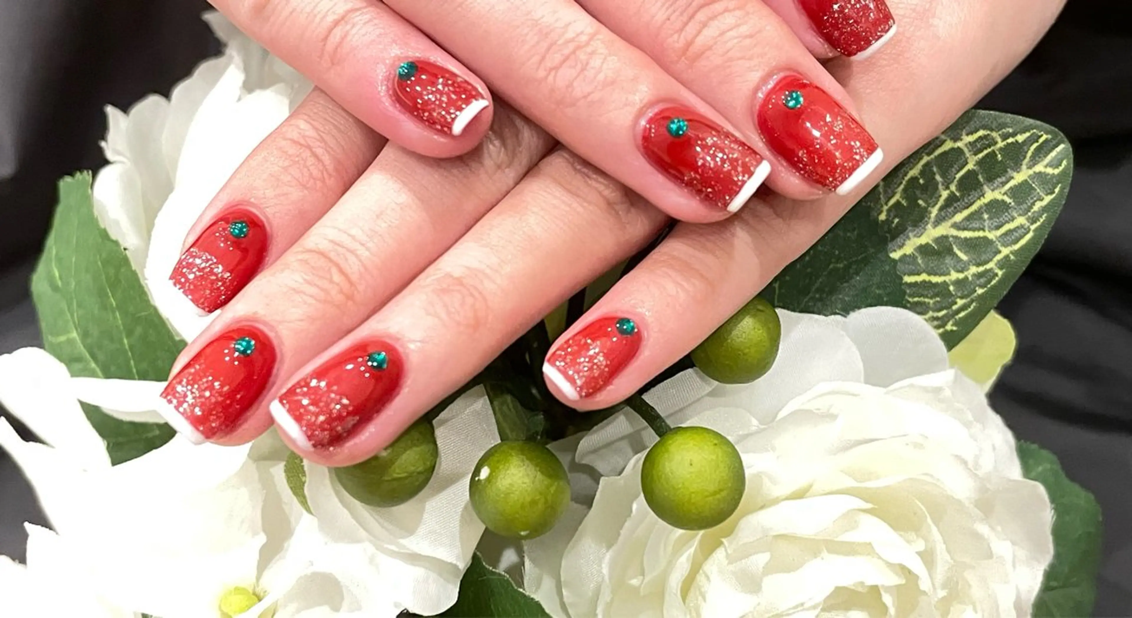 ネイル 冬ネイル クリスマス H&B 楊のネイルデザイン