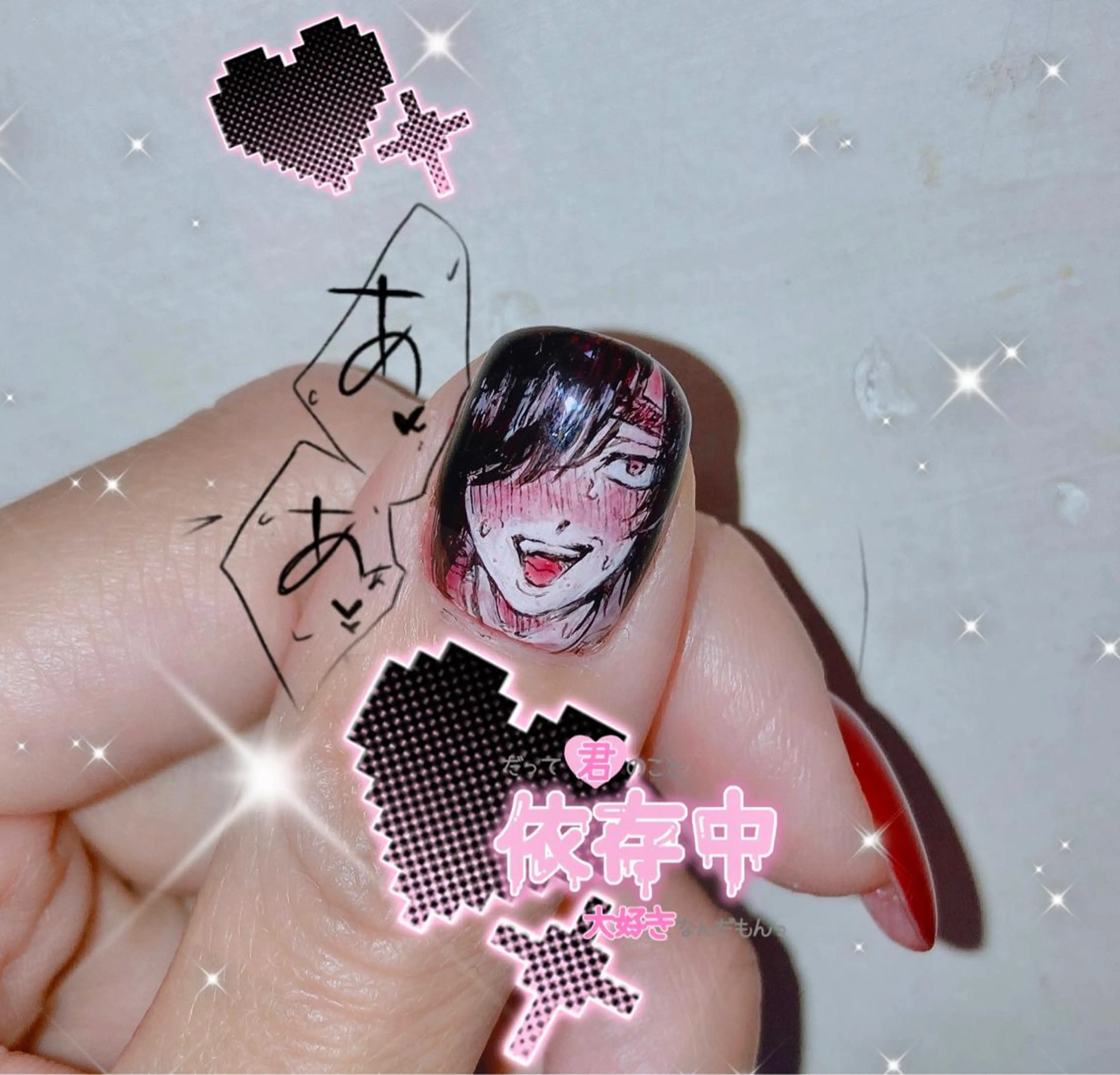 ネイル Spiky とうげ ふうかのネイルデザイン