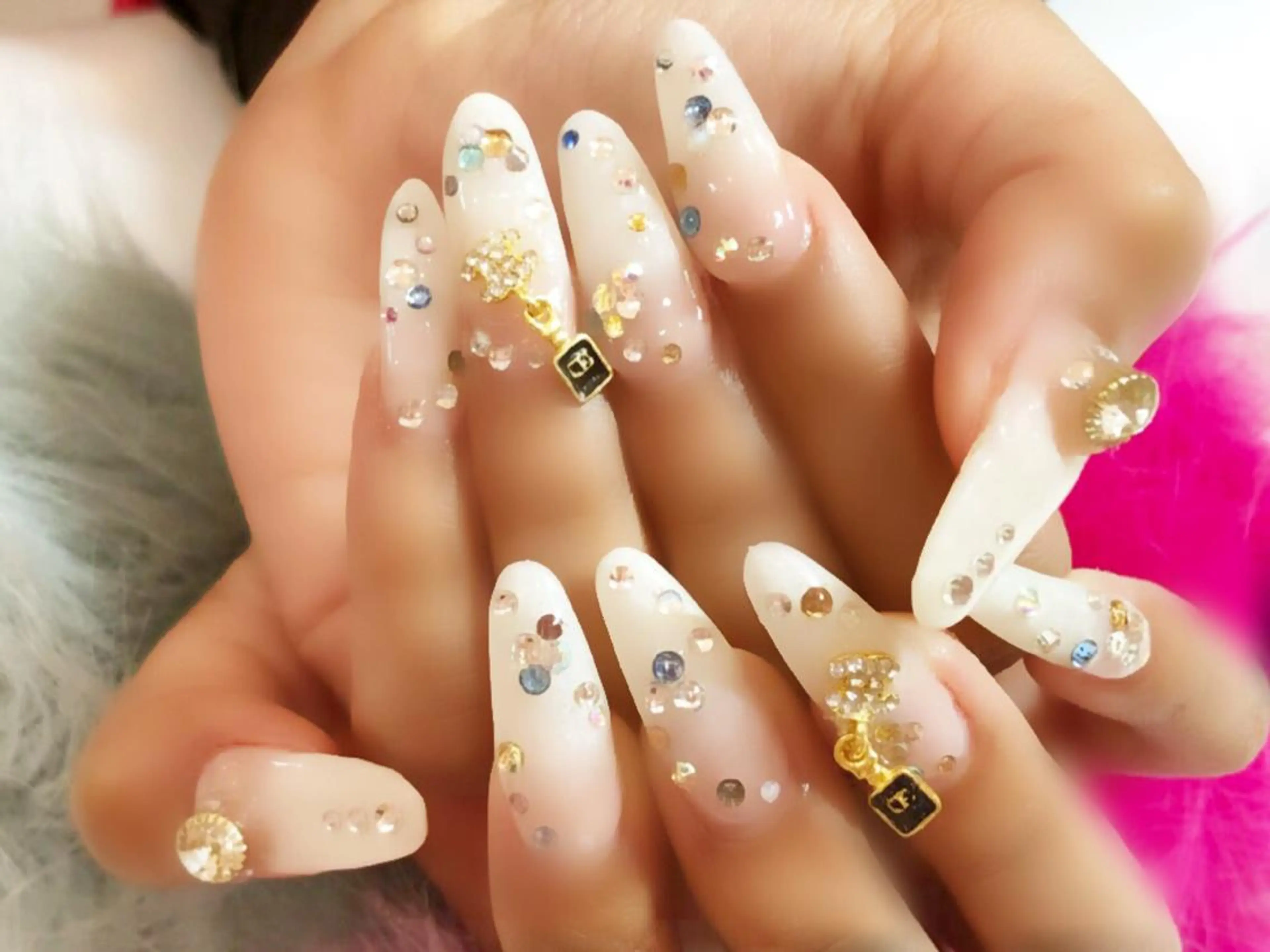 セミロング カラー メンズ キッズ ネイル NAILSGOGO shibuyaのネイルデザイン