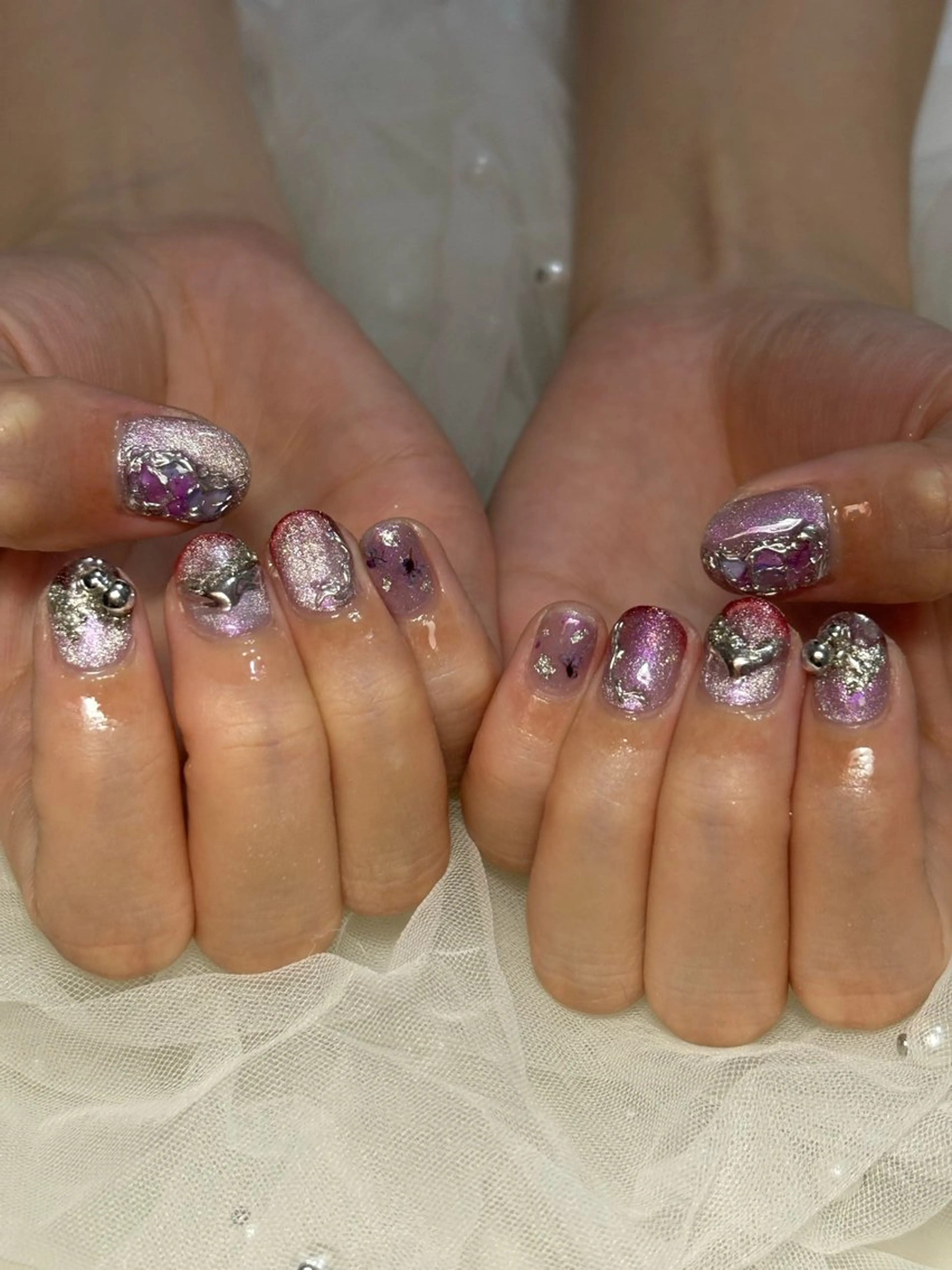 ネイル ハンドネイル フットネイル ✴︎ Delightのネイルデザイン