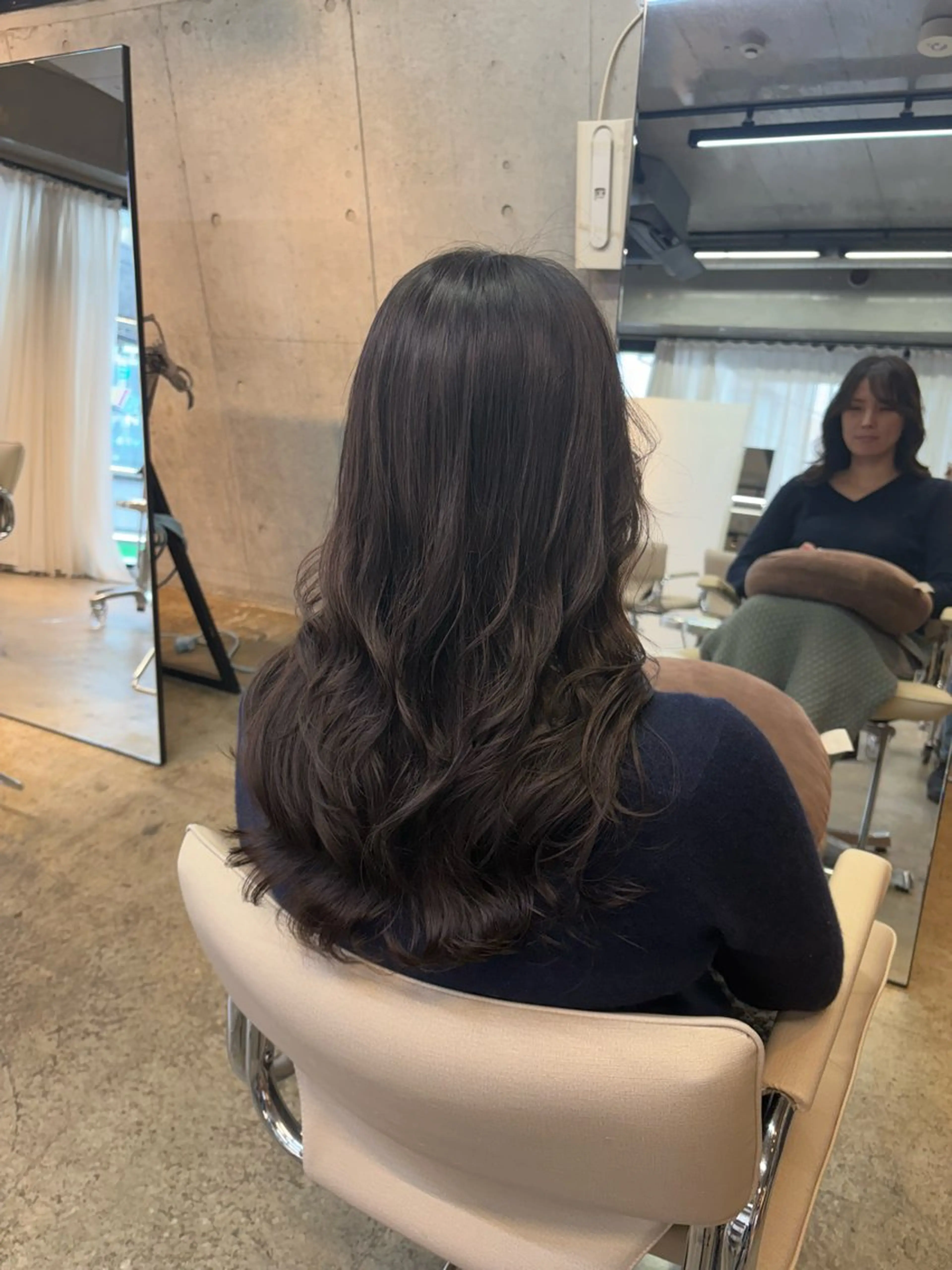 ロング パーマ カット パーマ AIN.ANLY.所属・顔まわりカット/髪質 改善/小池 祐のヘアスタイル