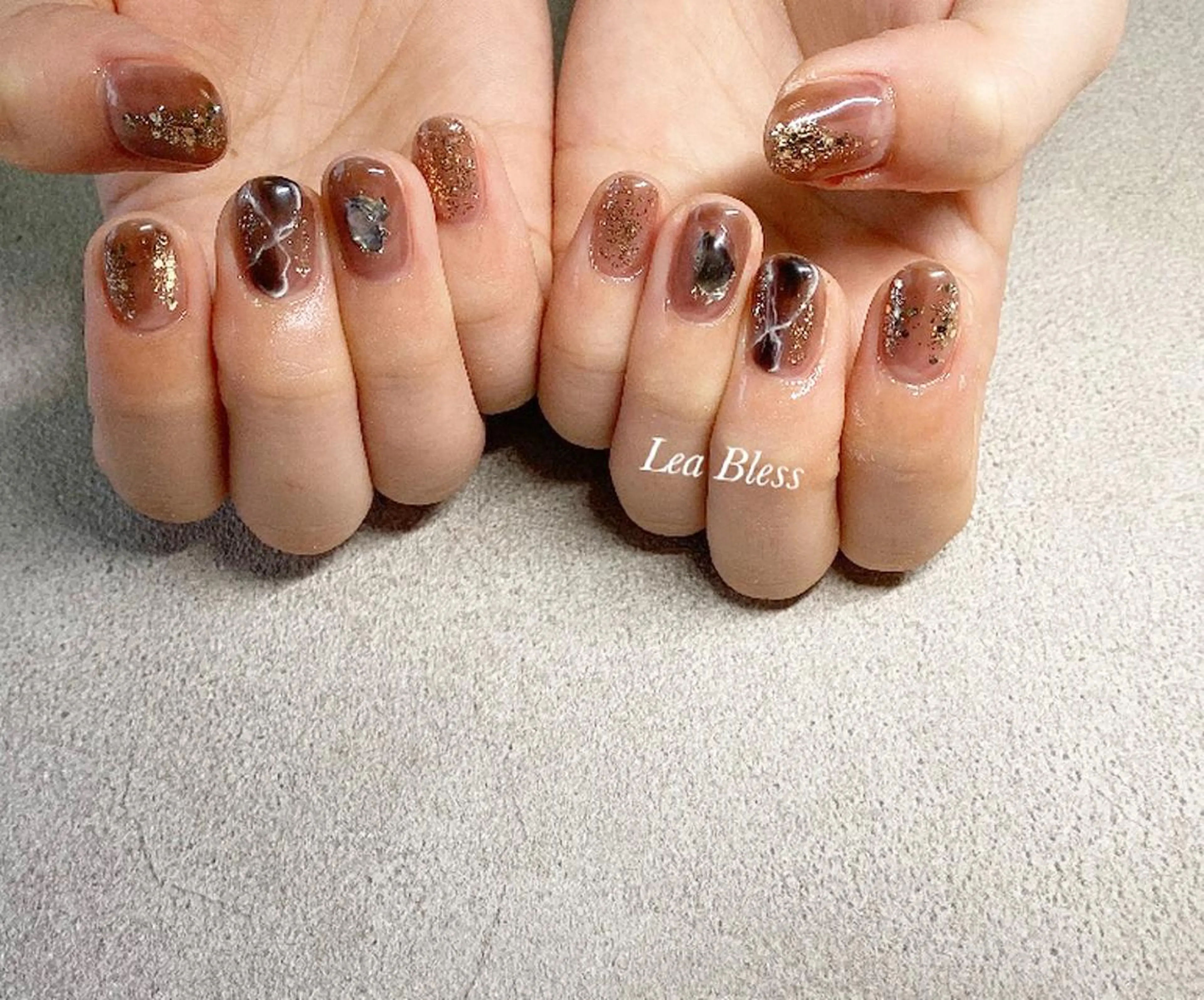ネイル ハンドネイル Lea Bless 河原町のネイルデザイン