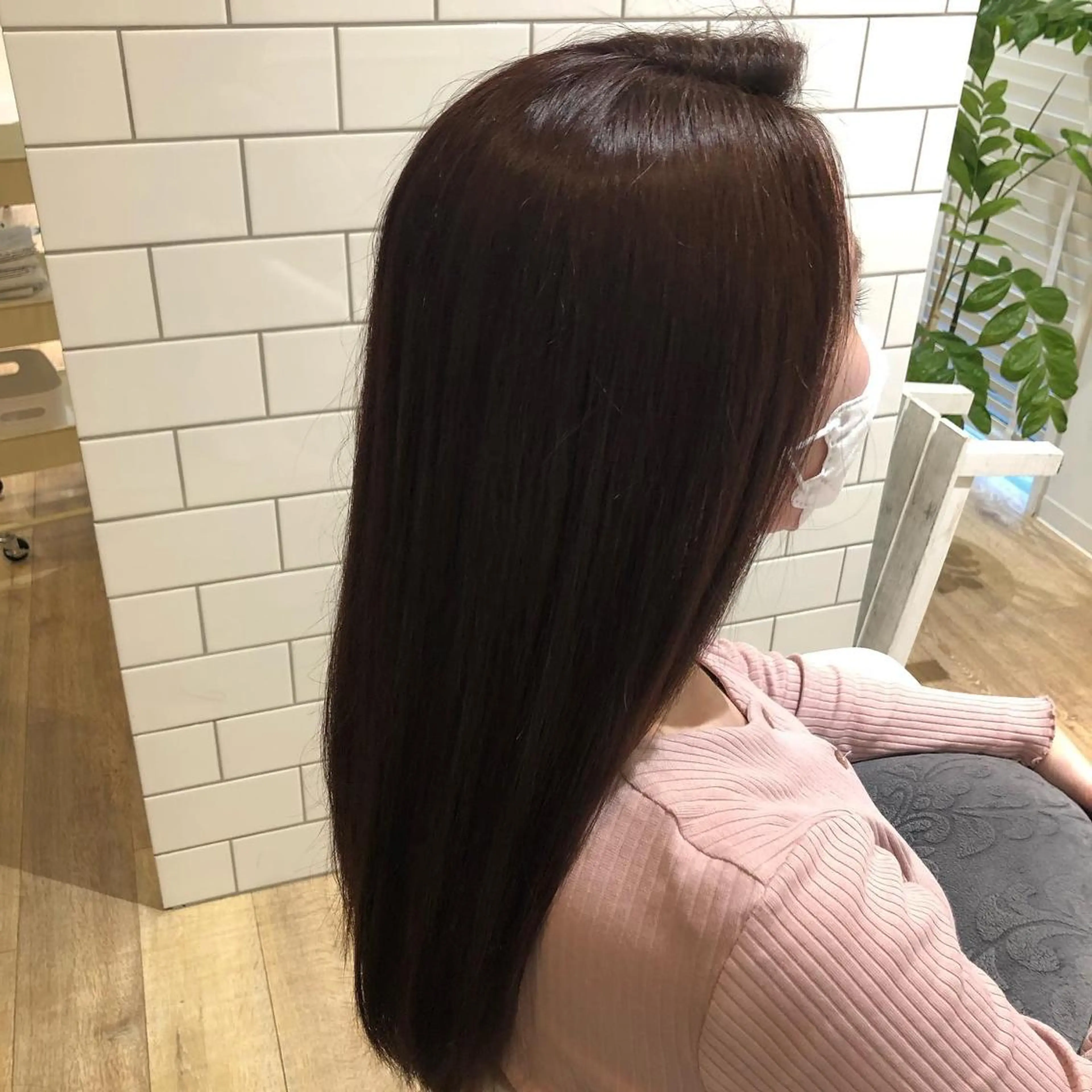 セミロング カラー ヘアアレンジ 髪質改善 ✨🌿大人可愛い愛さ れhair🌿✨松本のヘアスタイル