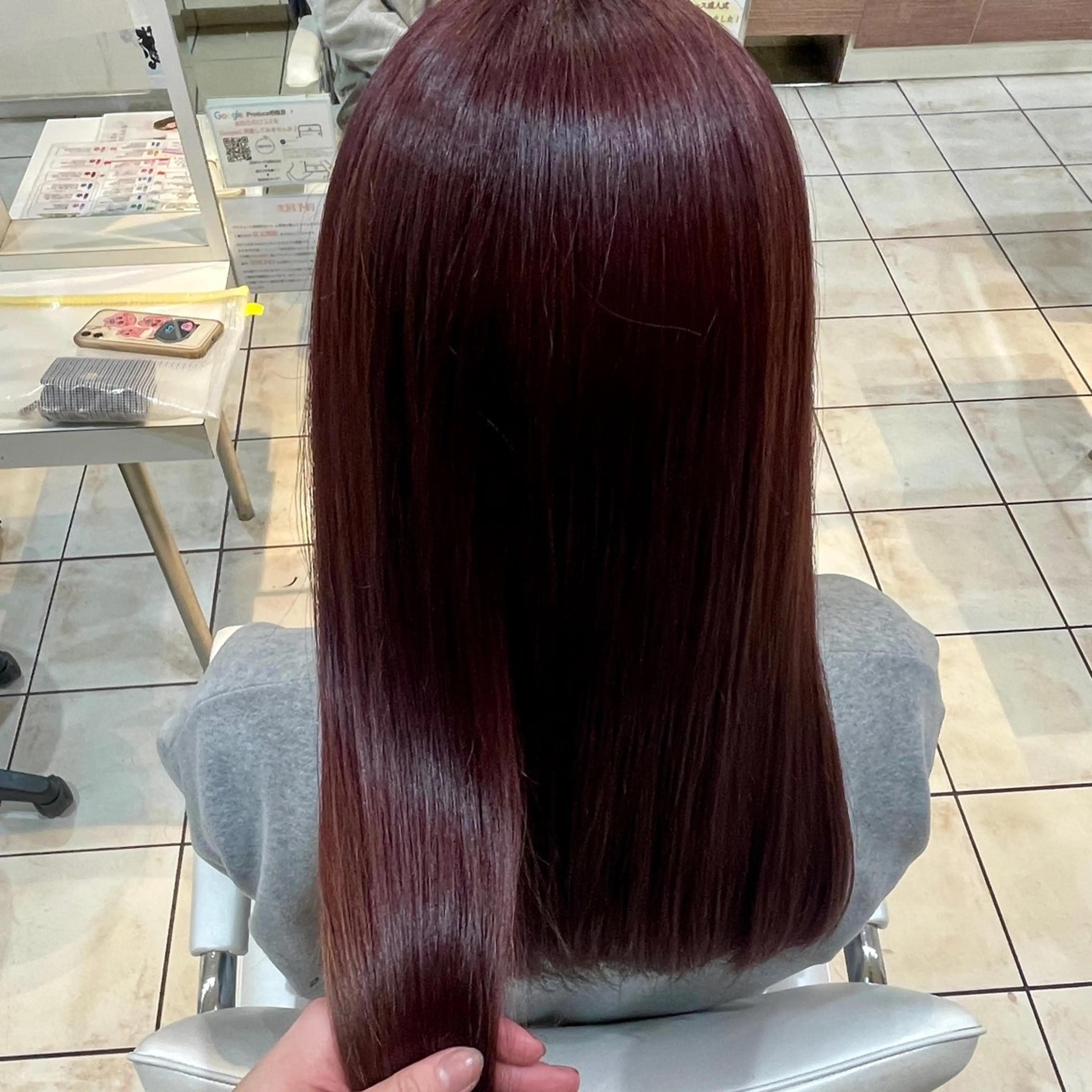 ロング カラー ブリーチ/ヘアセット 【𝙍𝙞𝙣𝙤】のヘアスタイル