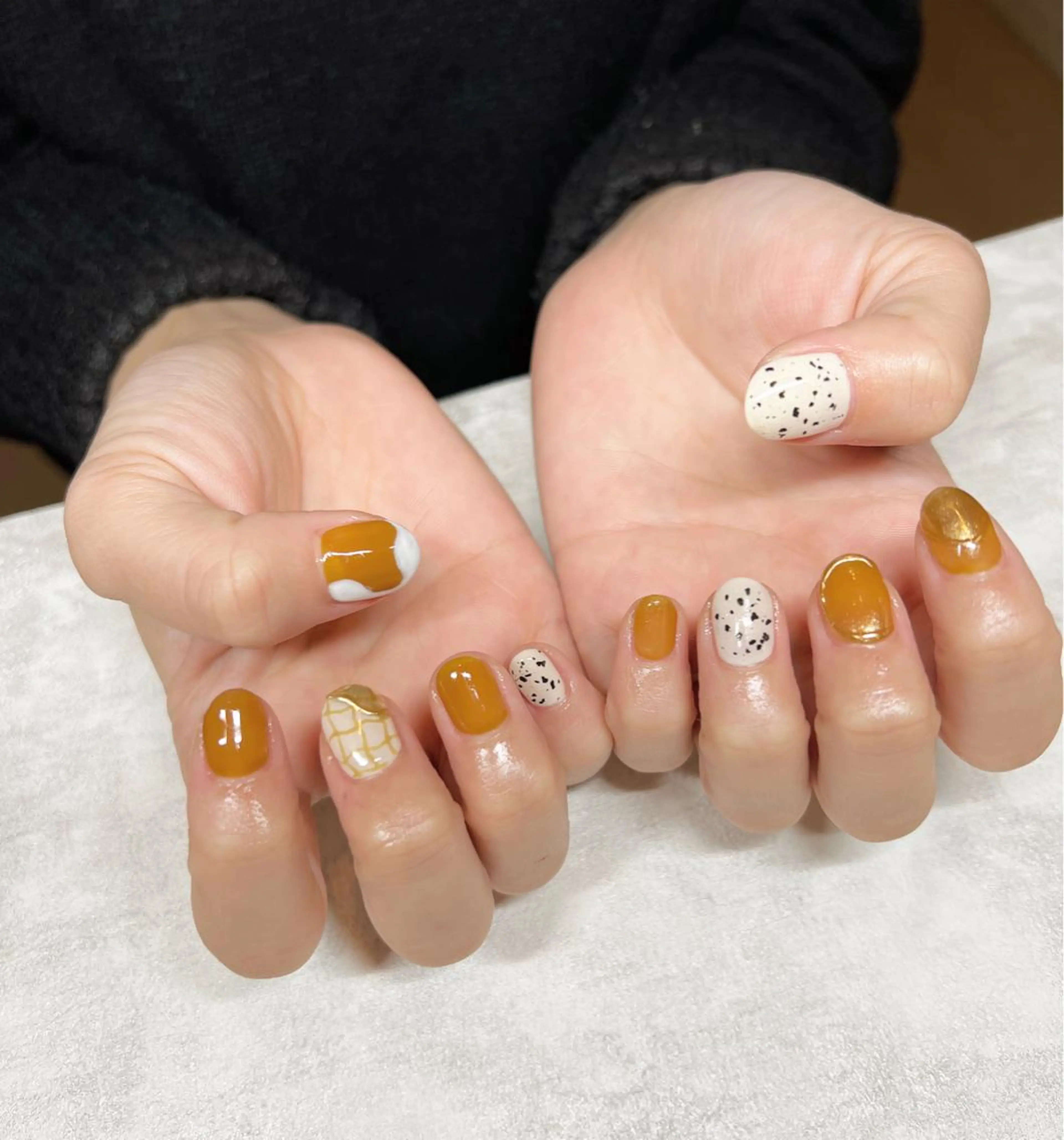 ネイル アートネイル ミラーネイル ハンドネイル salon Lilyのネイルデザイン