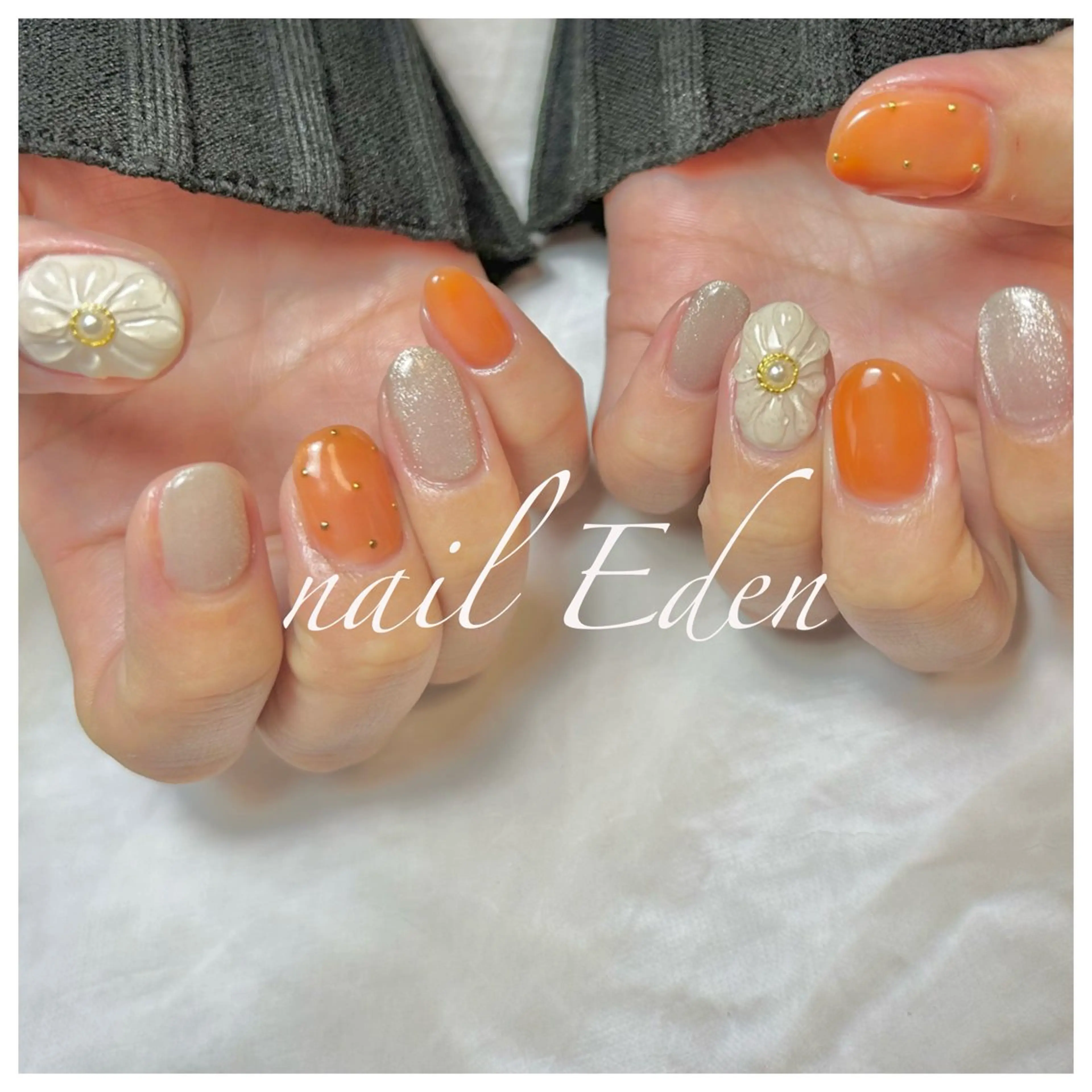 ネイル 持ち込み ハンドネイル ハンドケア Eden　private nail saron所属・Eden ♾️のネイルデザイン