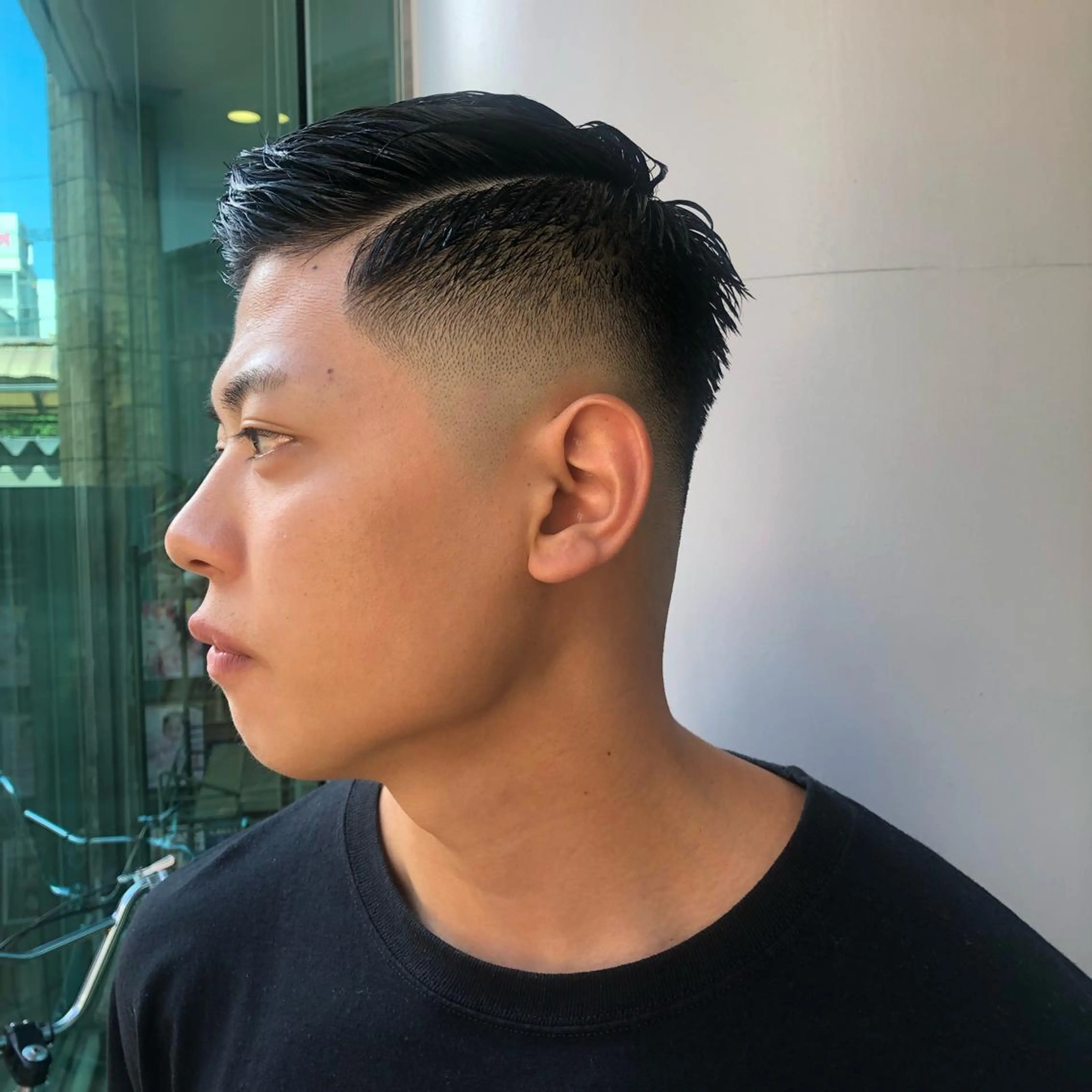 ショート カラー パーマ メンズ BRUNTJET所属・MAEDA MADOKAのヘアスタイル