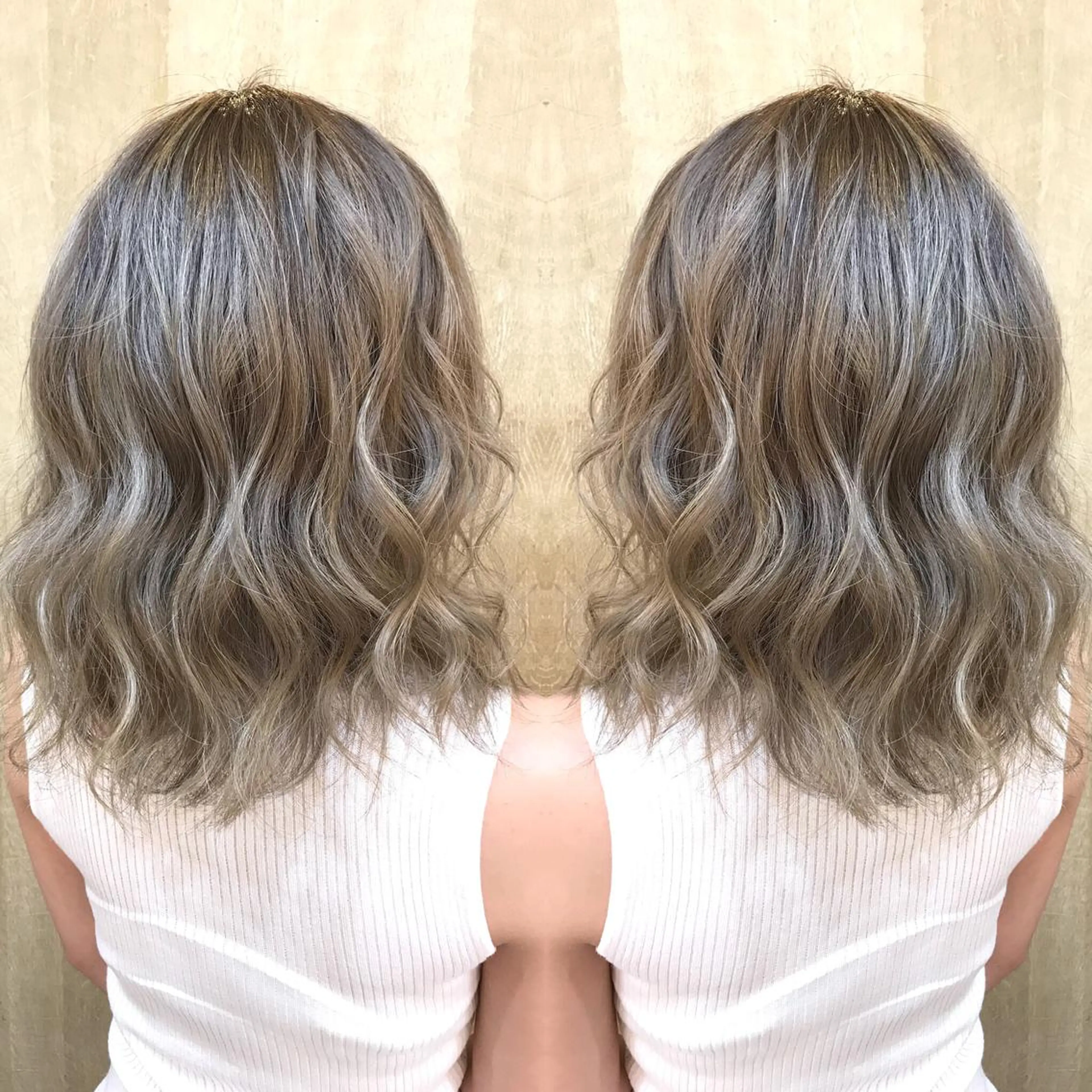 ミディアム カラー グレージュ ハイライトカラー ハイライト Fave【フェイブ】 /🌈推し活のその他イメージ