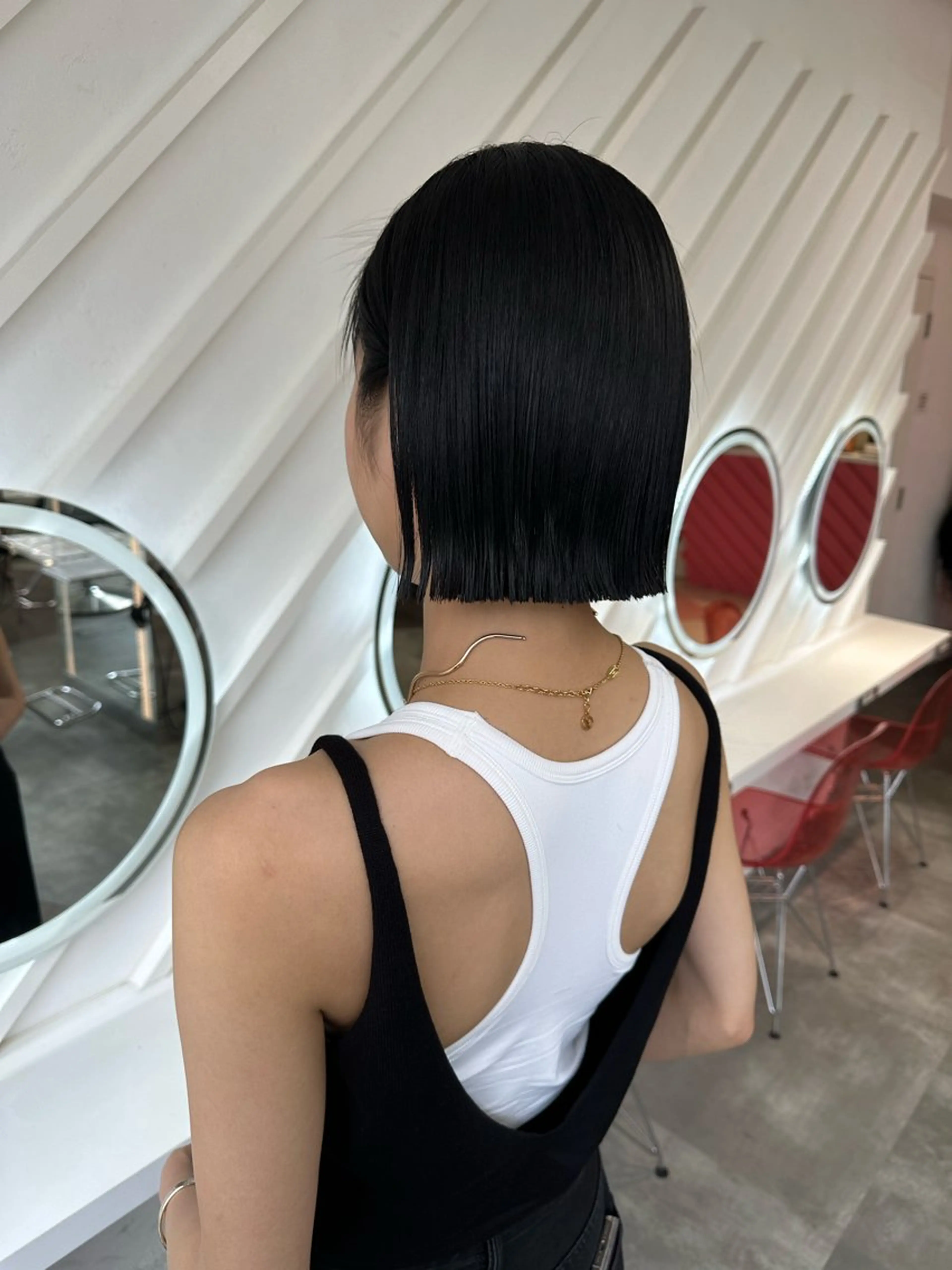 ショート カラー カット ヘアカラー トリートメント 原宿/ボブ/髪質 改善/レイヤー/優希のヘアスタイル