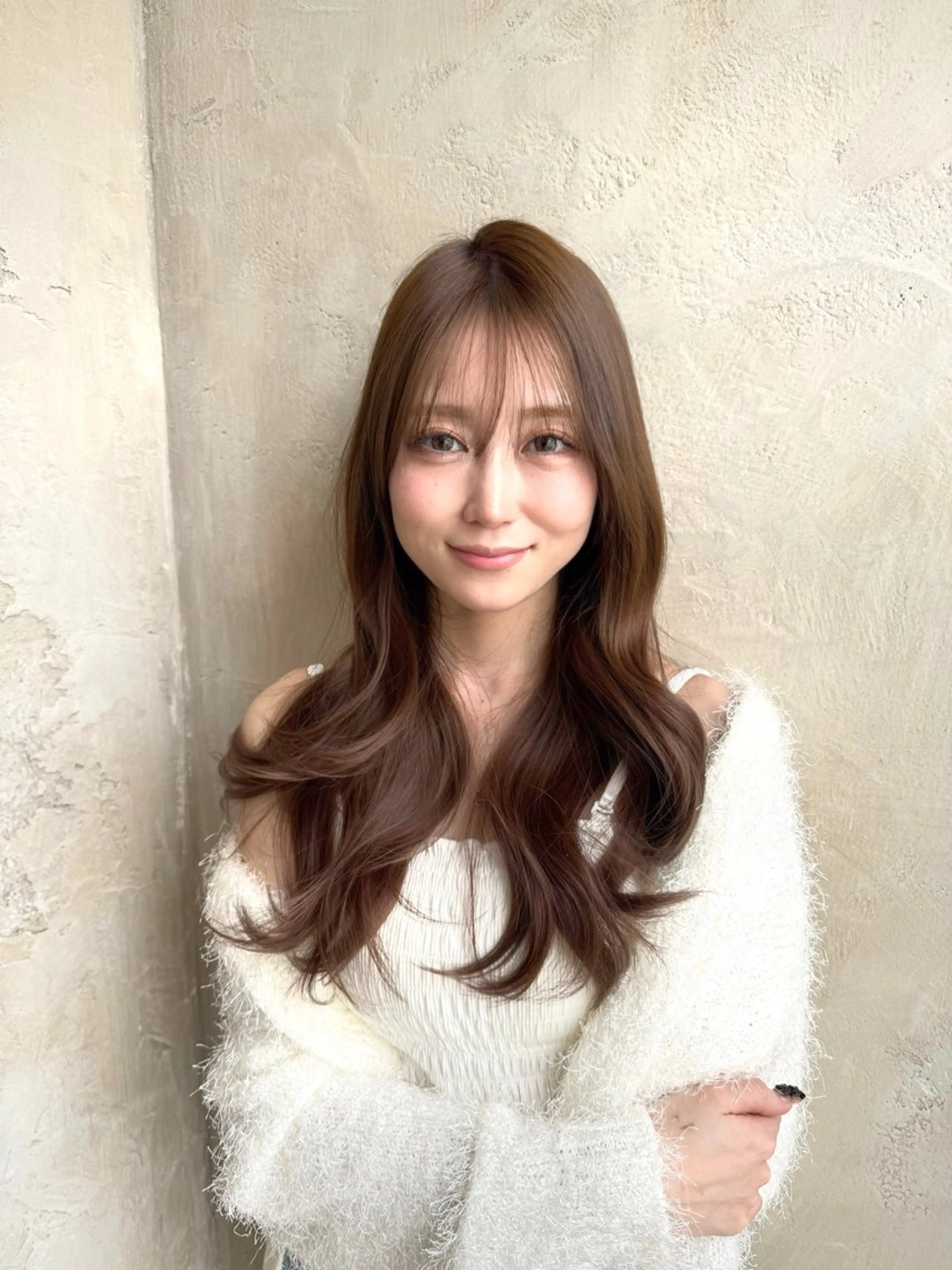 ロング カラー 透明感カラー 小顔カット トリートメント 必ず似合わせます/ レイヤー/石戸谷海斗のヘアスタイル