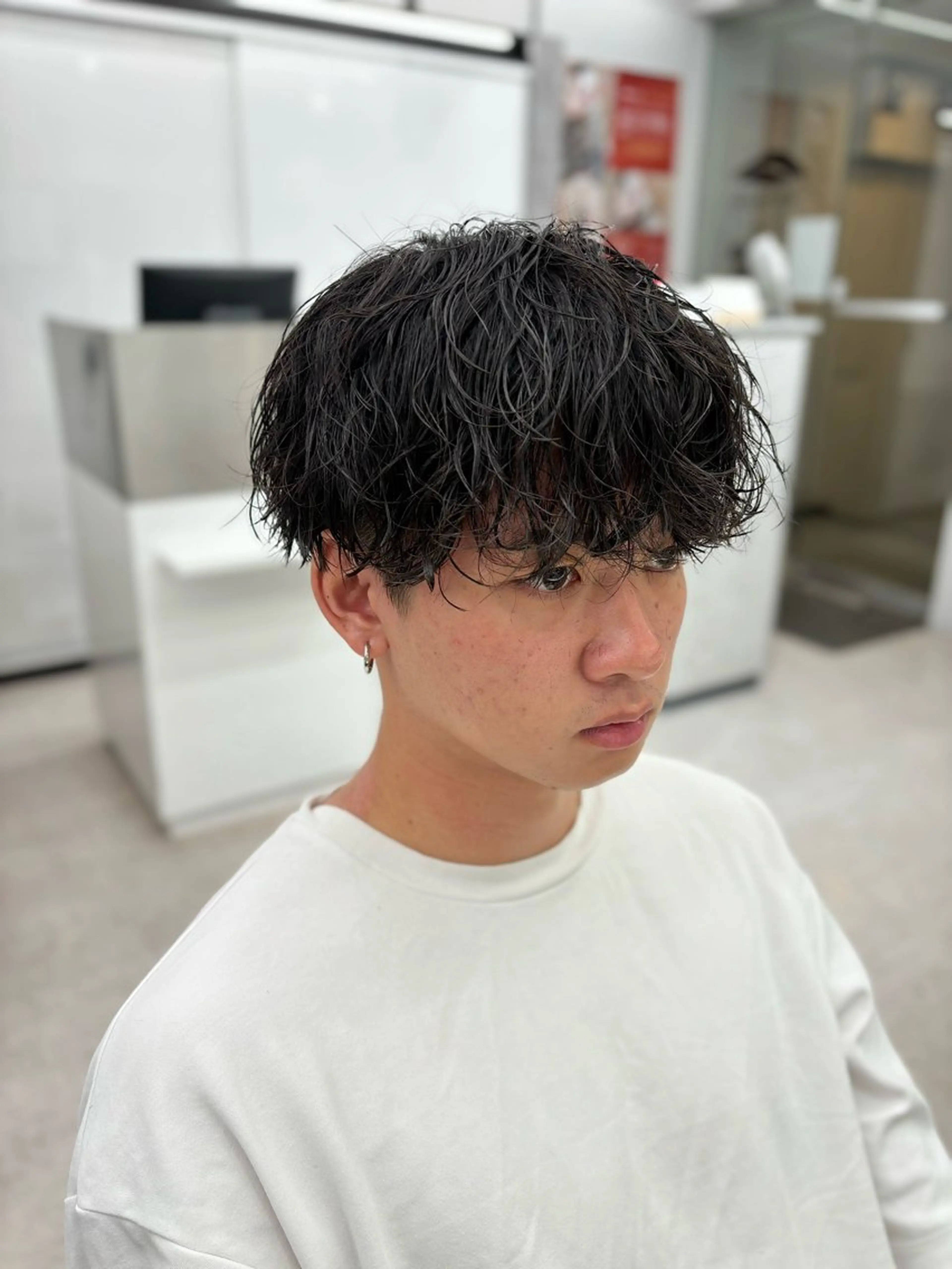 パーマ メンズ カット パーマ 🍐シャドウパーマ メンズ特化/守岡🍐のヘアスタイル