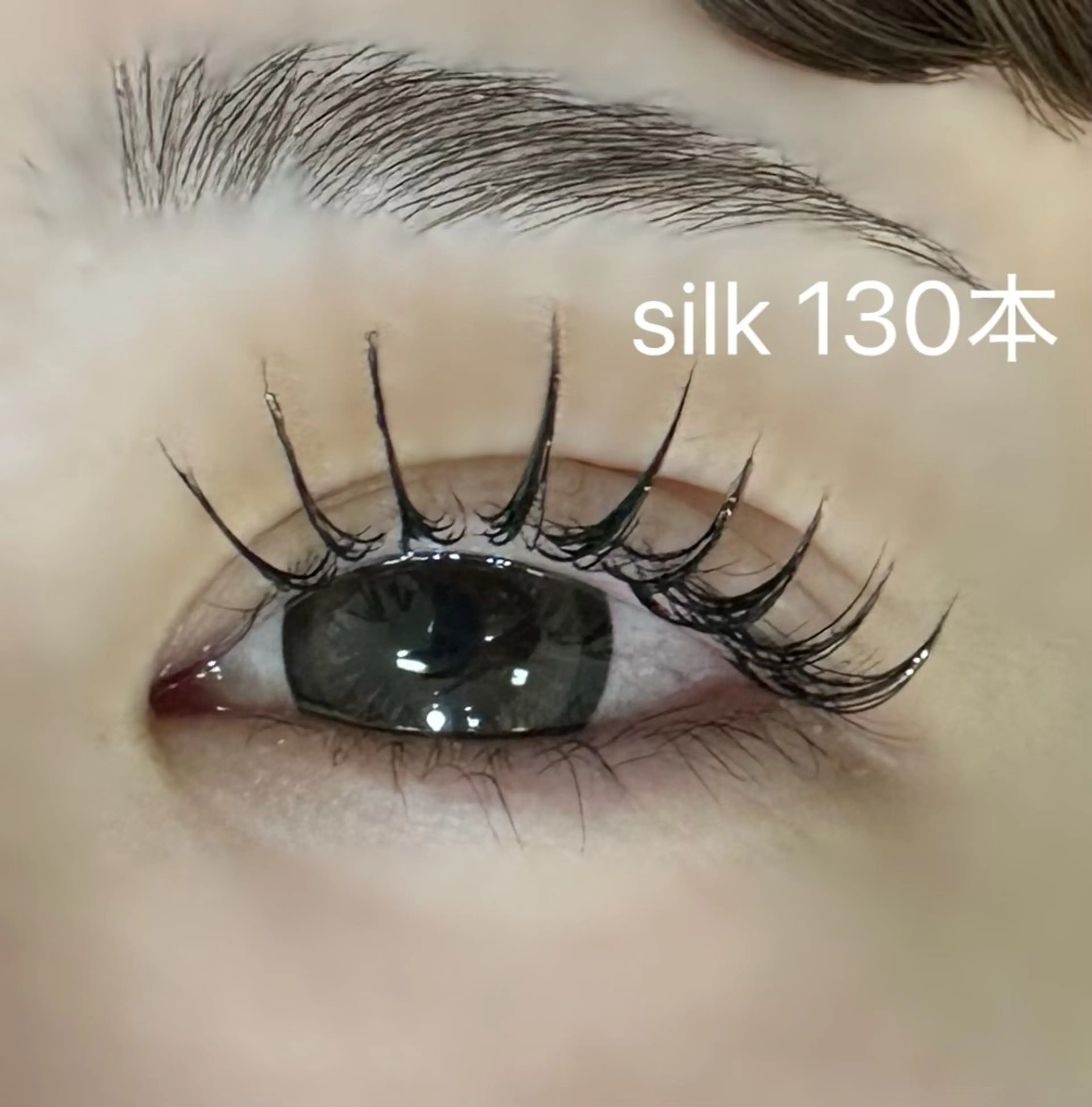 ジュニアアイリスト価格⭐︎シルク上のみ100​〜​130本　　　　オフ有り（料金補足説明欄記載）　11/22まで募集の写真