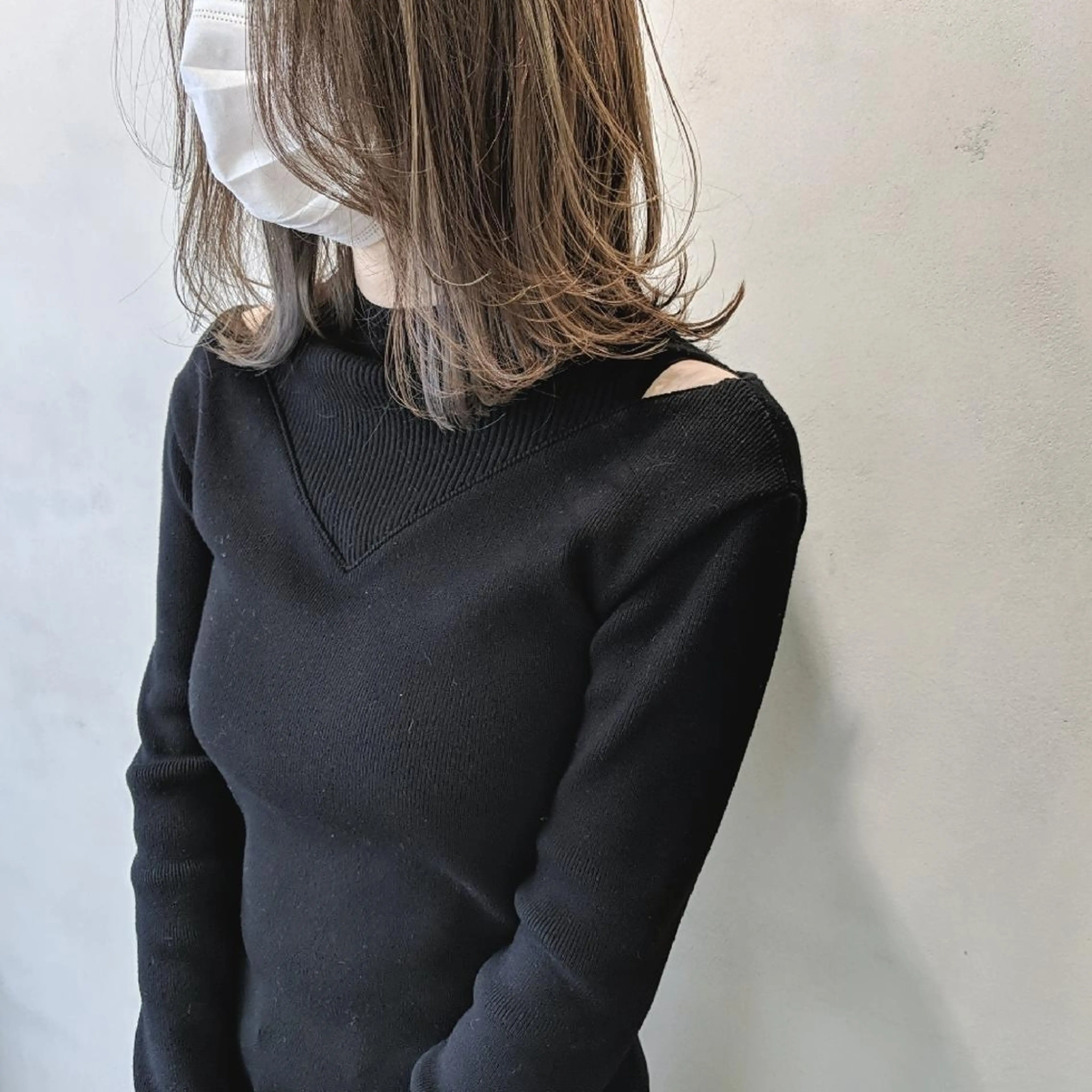 ミディアム カラー 透明感カラー PRIVATE SALON EYES所属・EYES リアのマツエク・マツパデザイン