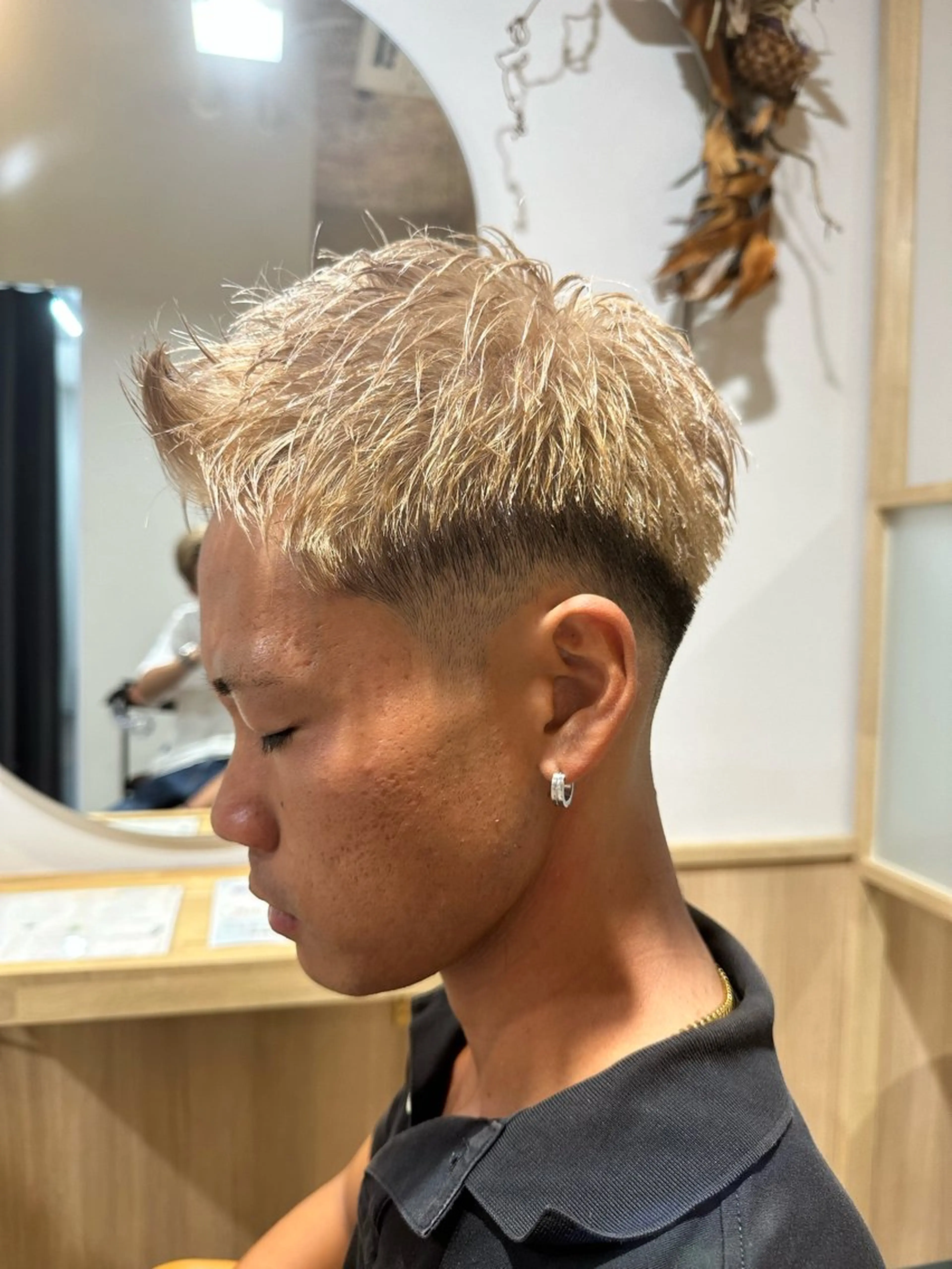 ショート メンズ ヒロ銀座barber shop 難波店所属・平田 翔也のヘアスタイル
