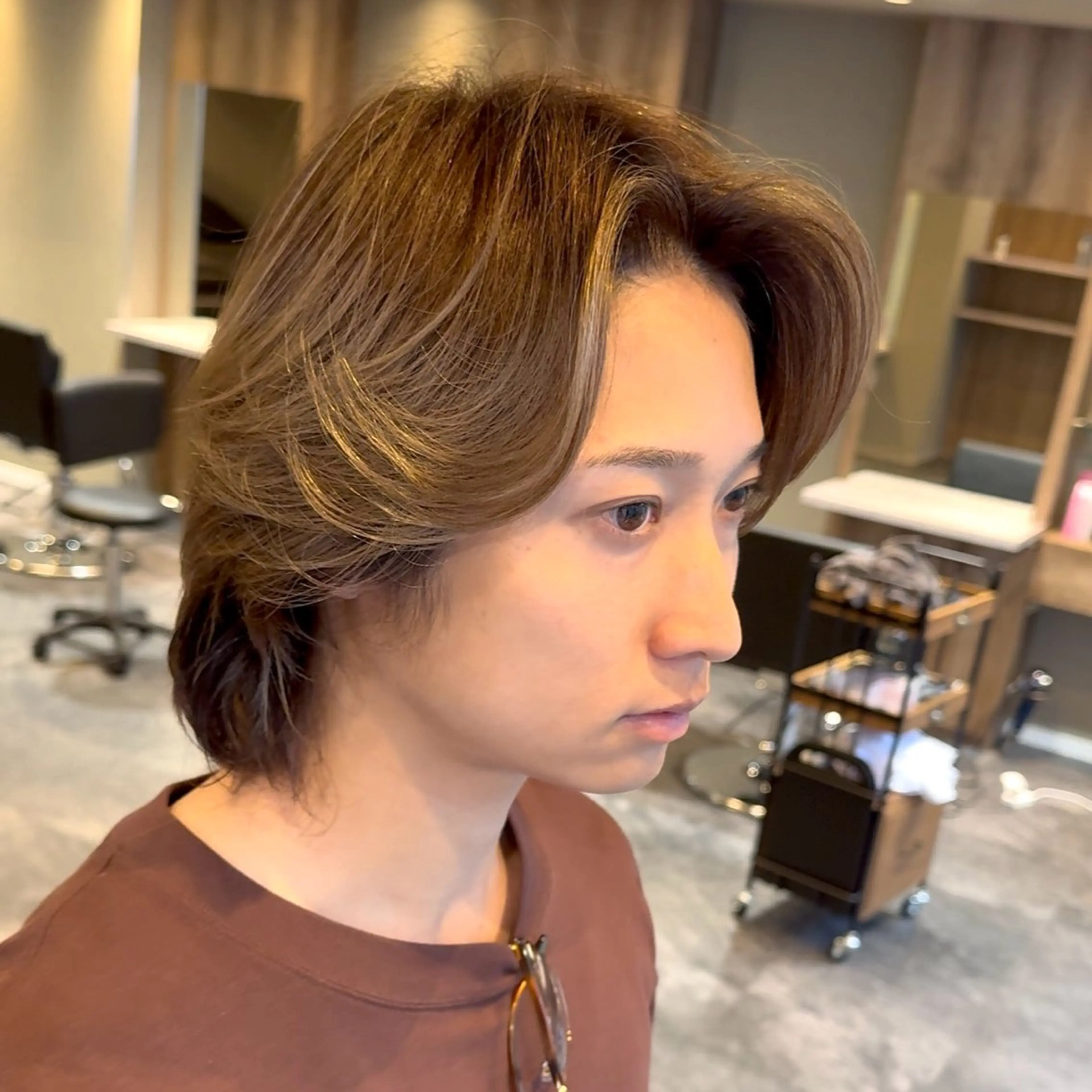 カット×海外風ハイライトorバレイヤージュの写真