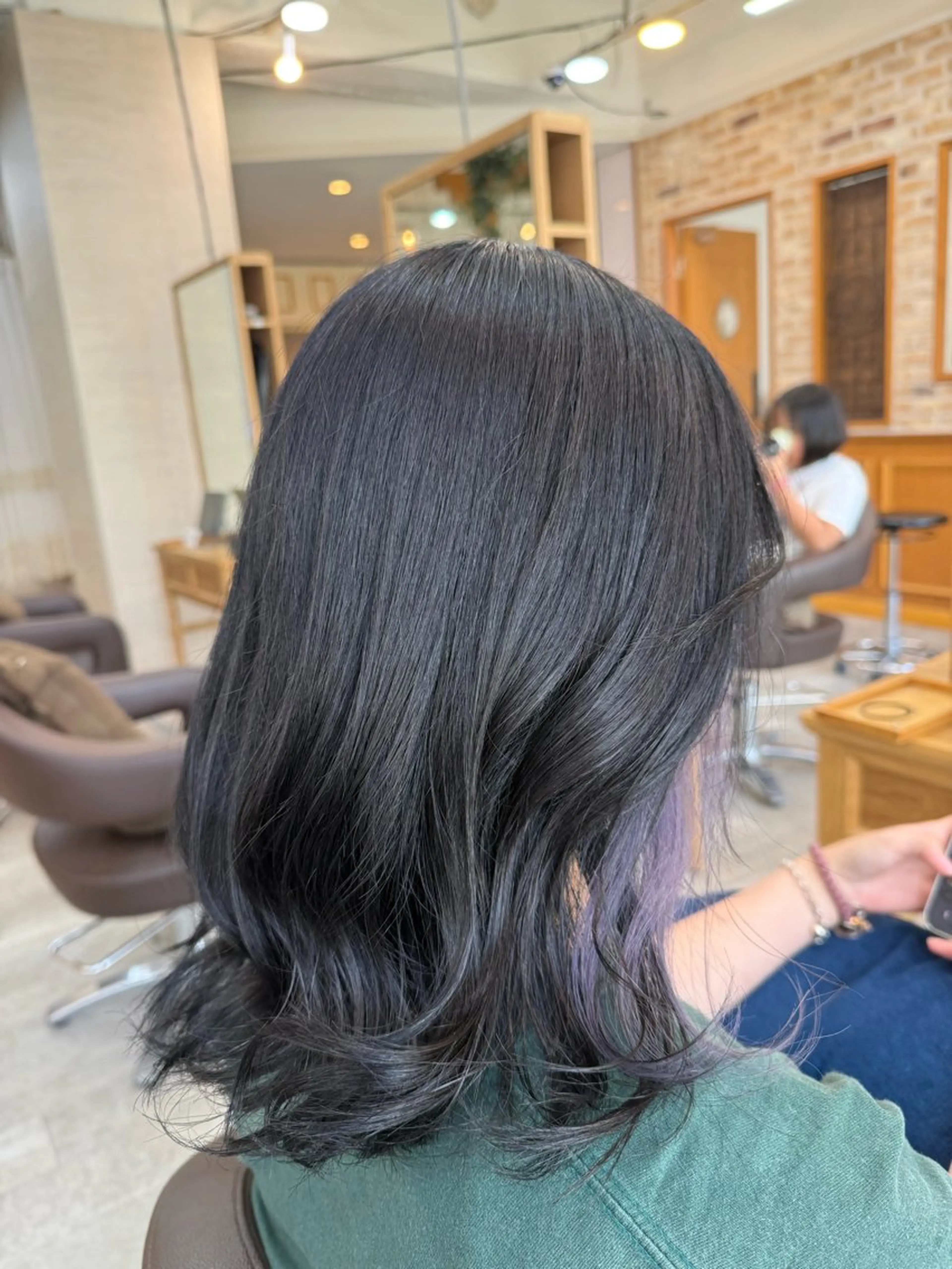 ミディアム ヘアカラー トリートメント 丸山 弘基のヘアスタイル