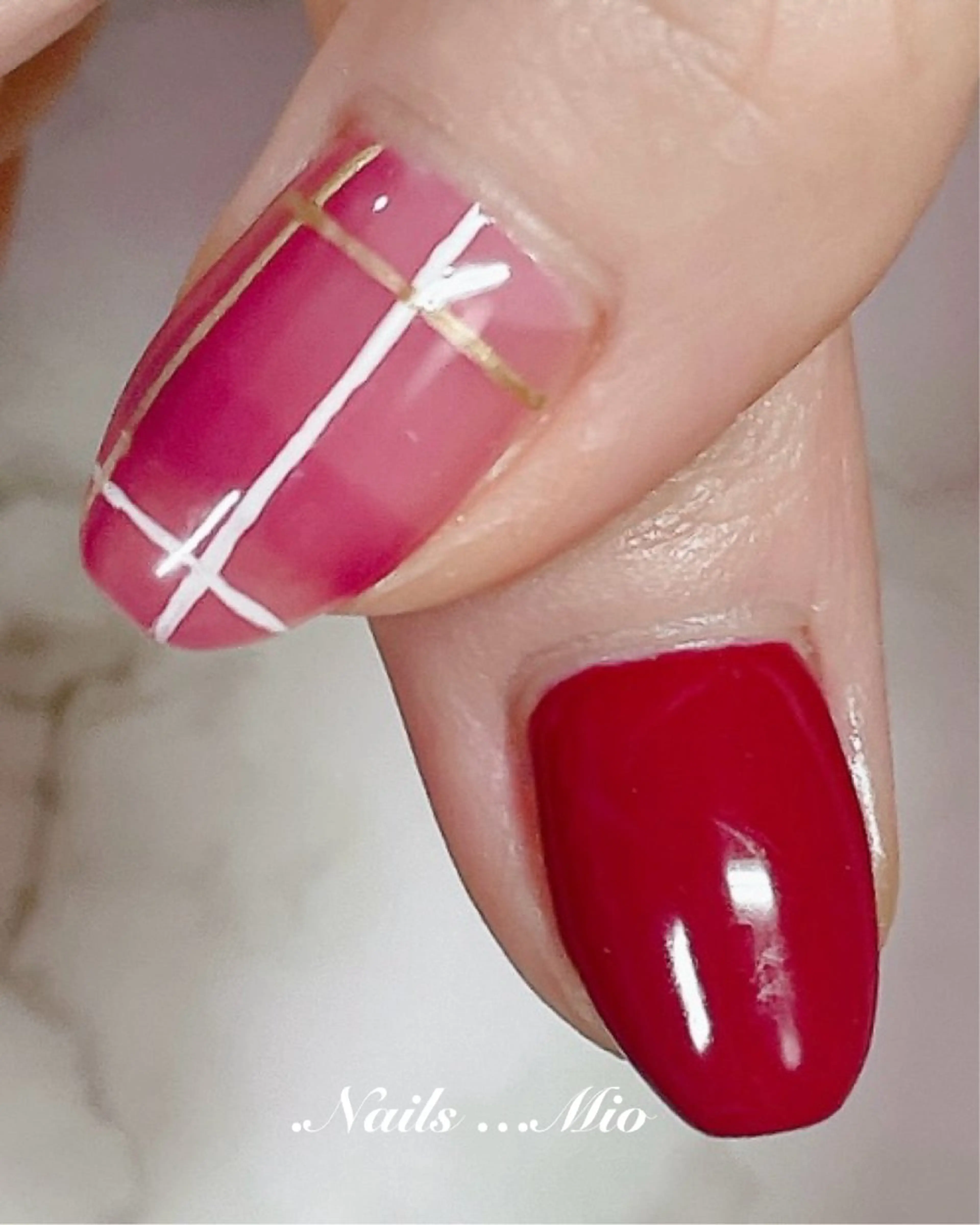 ネイル アートネイル ジェルネイル ワンカラーネイル .Nails Mio 赤羽西ネイルサロンのネイルデザイン