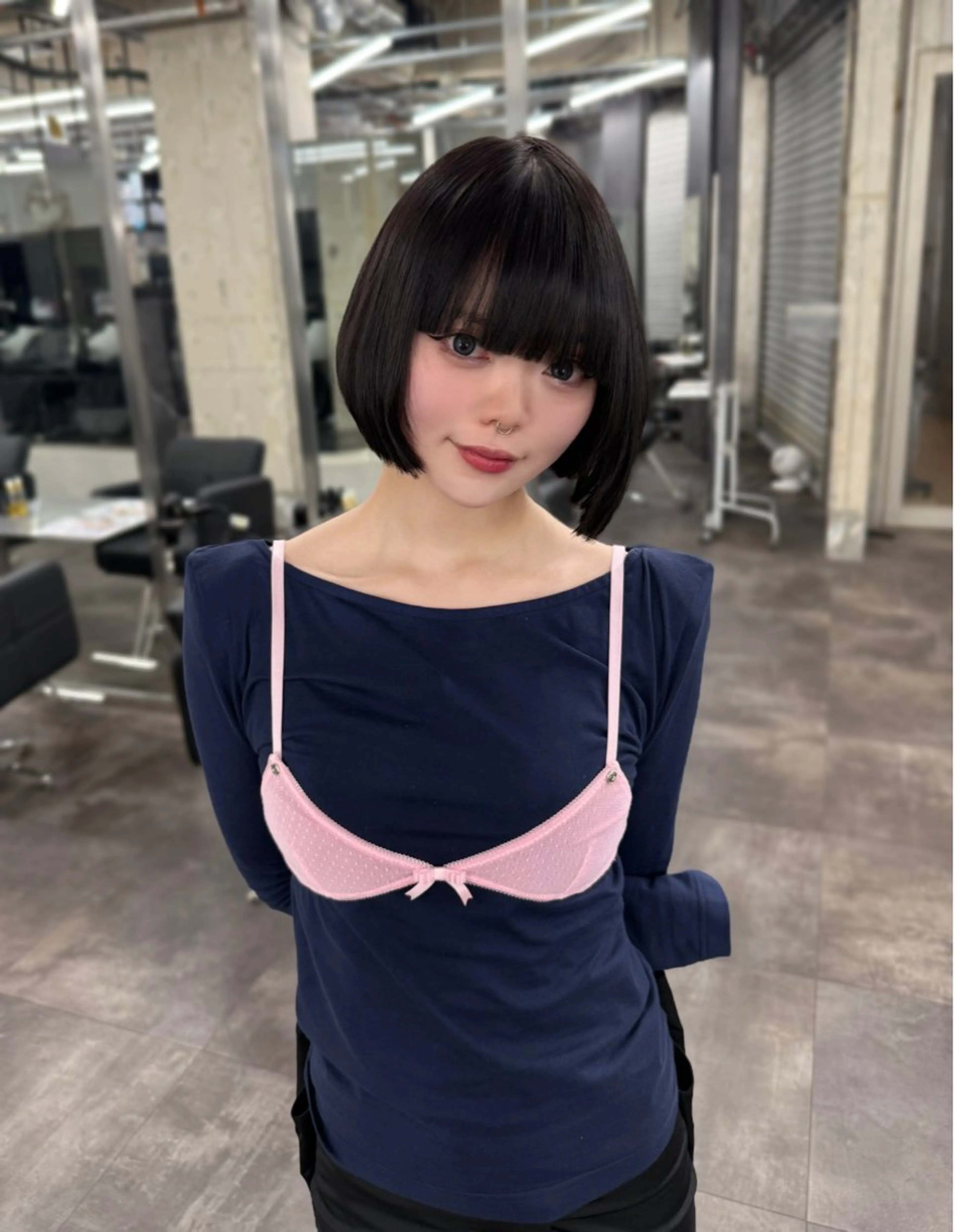 ショート パーマ ボブ 髪質改善 縮毛矯正 ヘアカラー トリートメント RYOTA /GARTE髪質改善のヘアスタイル