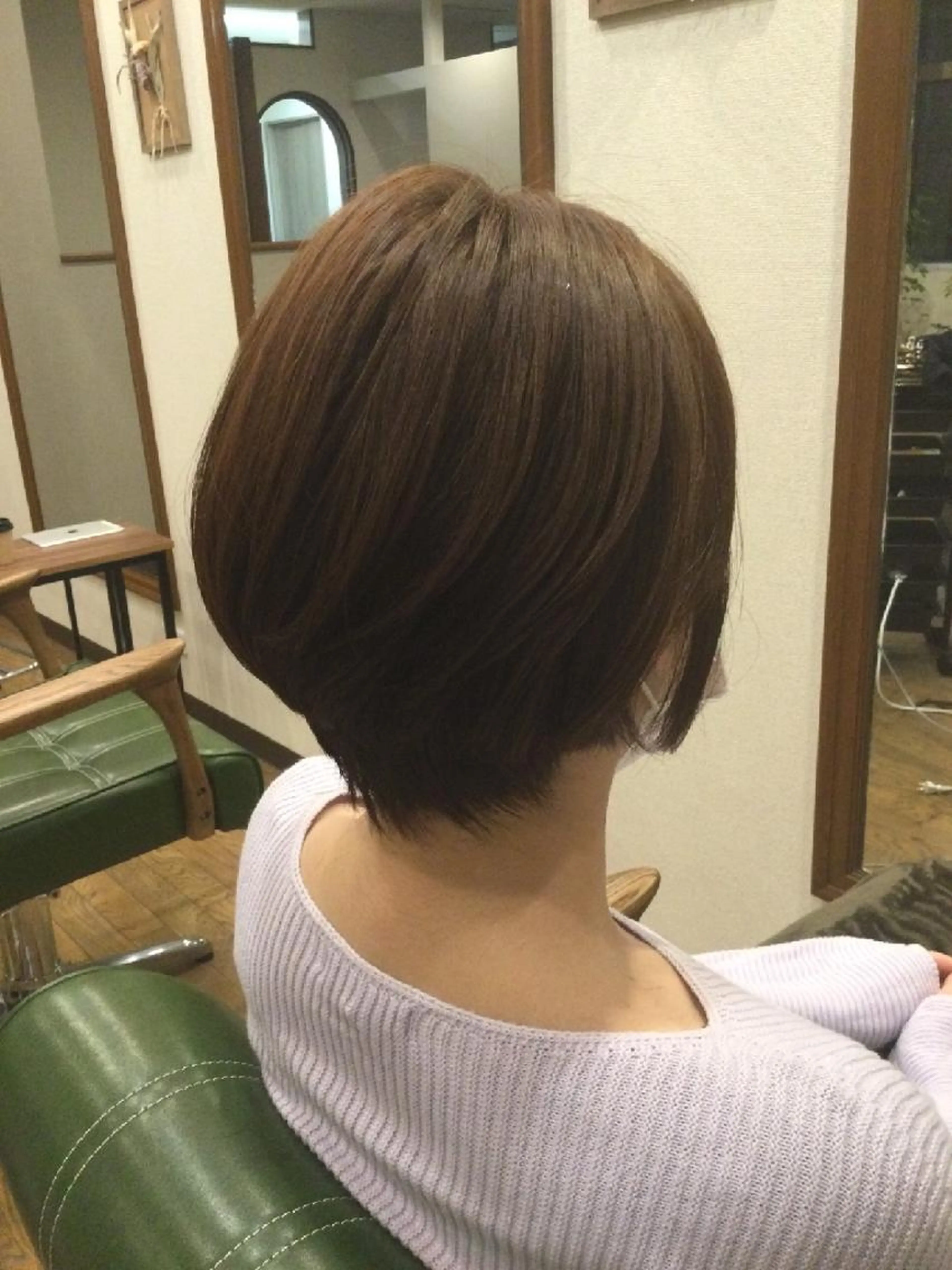 似合わせカット+オーガニックハーブカラー(白髪染め)の写真