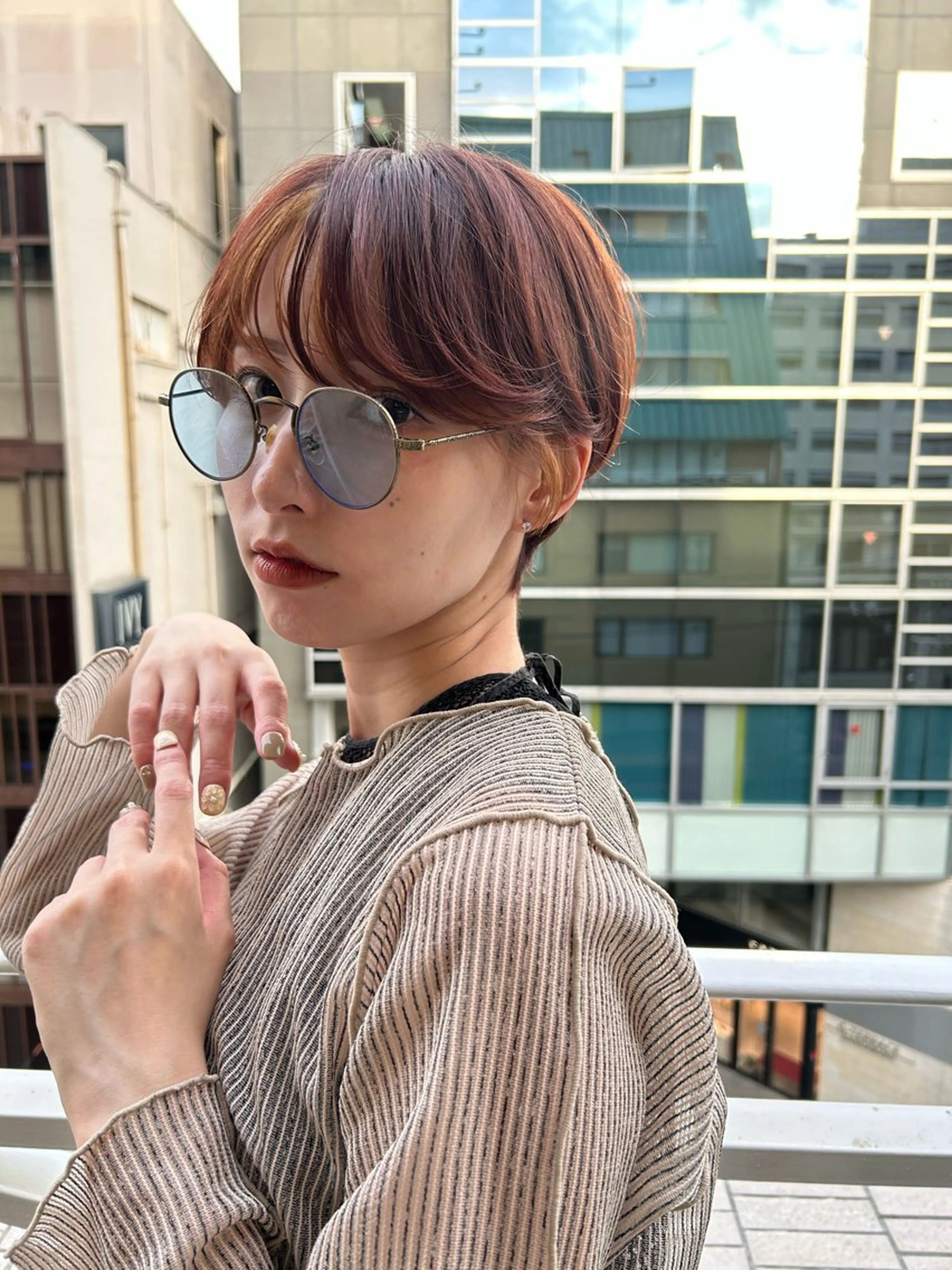ショート カット トリートメント ショート/ボブ/ 心斎橋/宮脇美奈のヘアスタイル