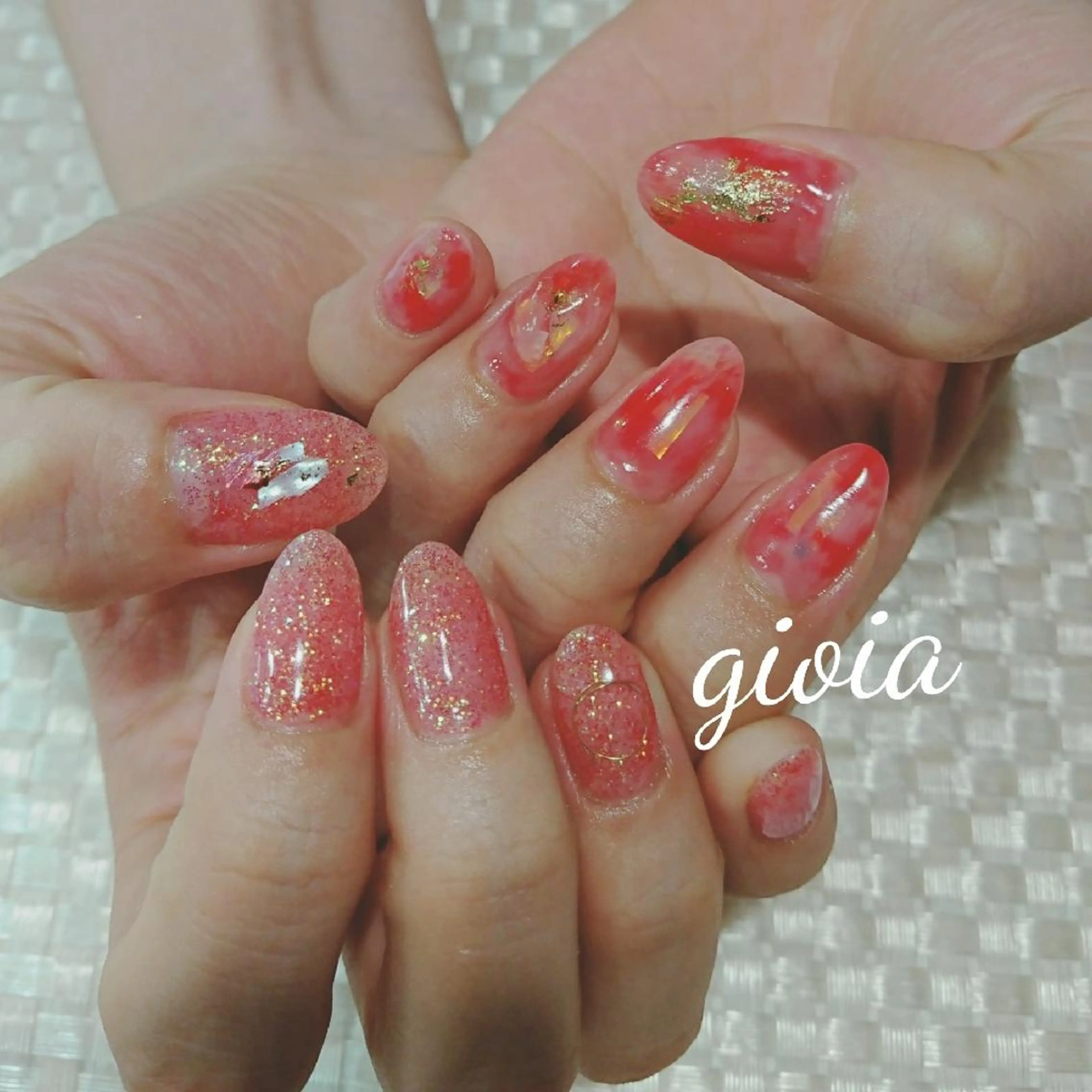 ネイル ニュアンスネイル みー shakushiroのネイルデザイン