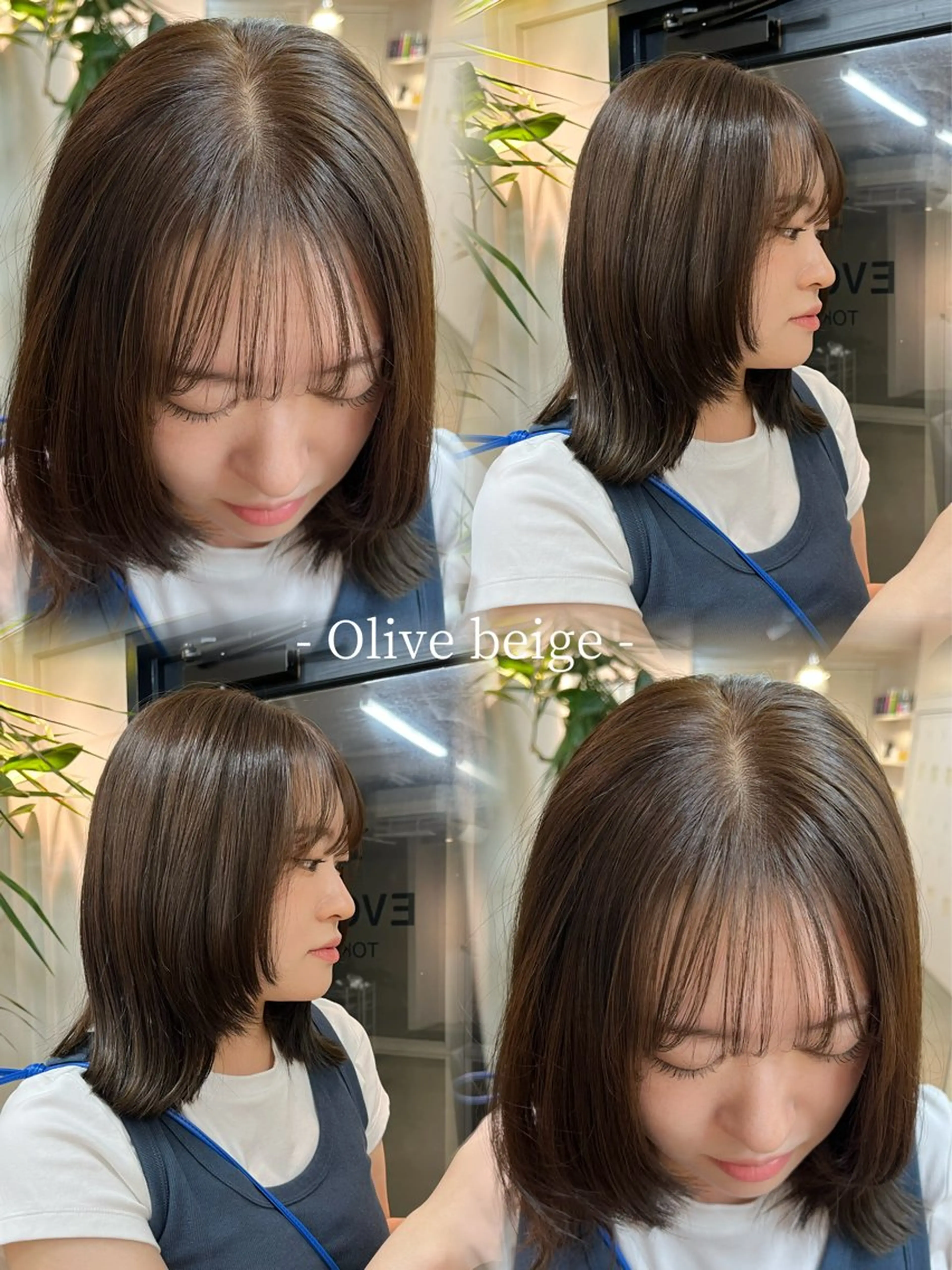 one color + 2steptreatmentの写真