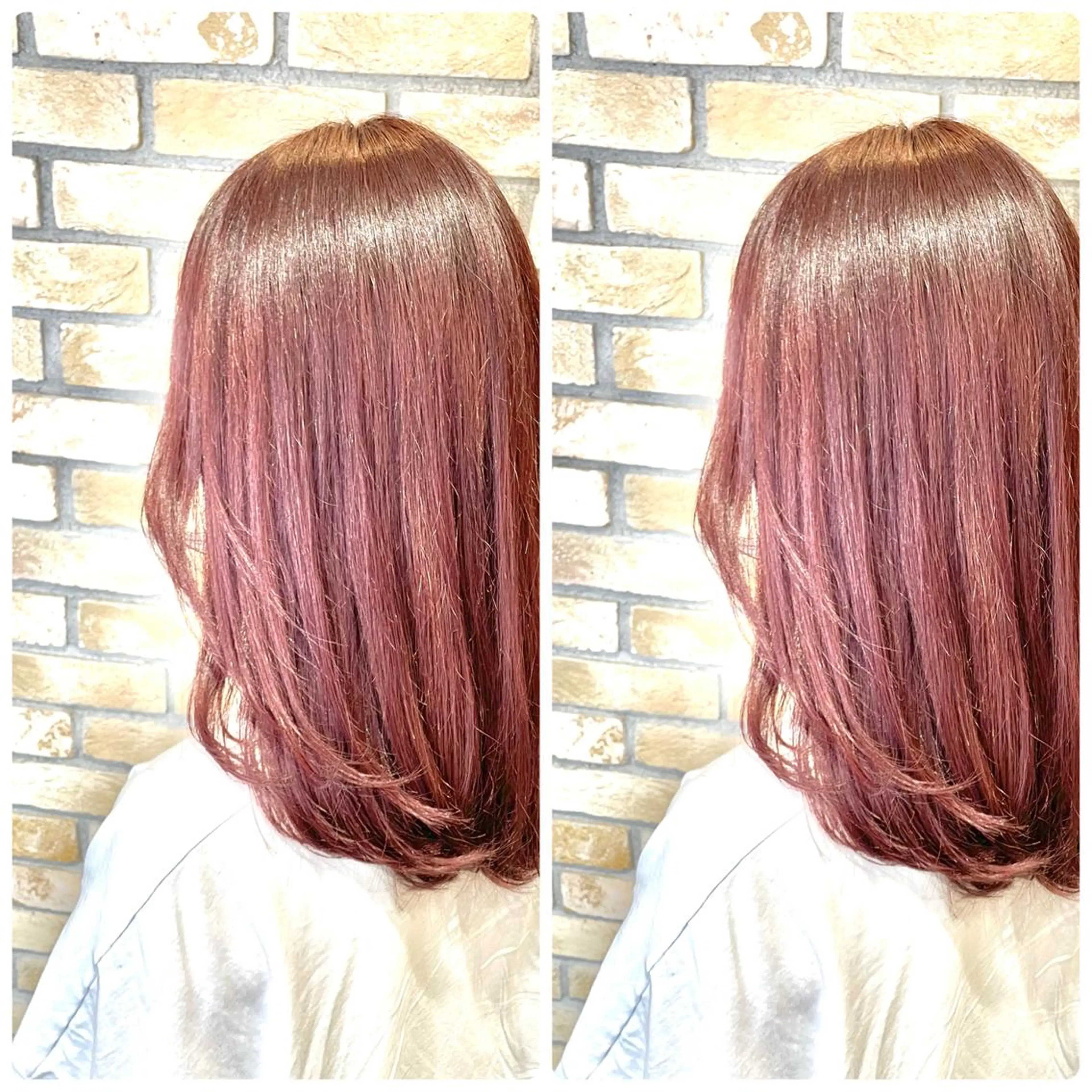 ミディアム カラー ヘアカラー トリートメント 🌟透明感カラー 🌟松岡勇輝のヘアスタイル