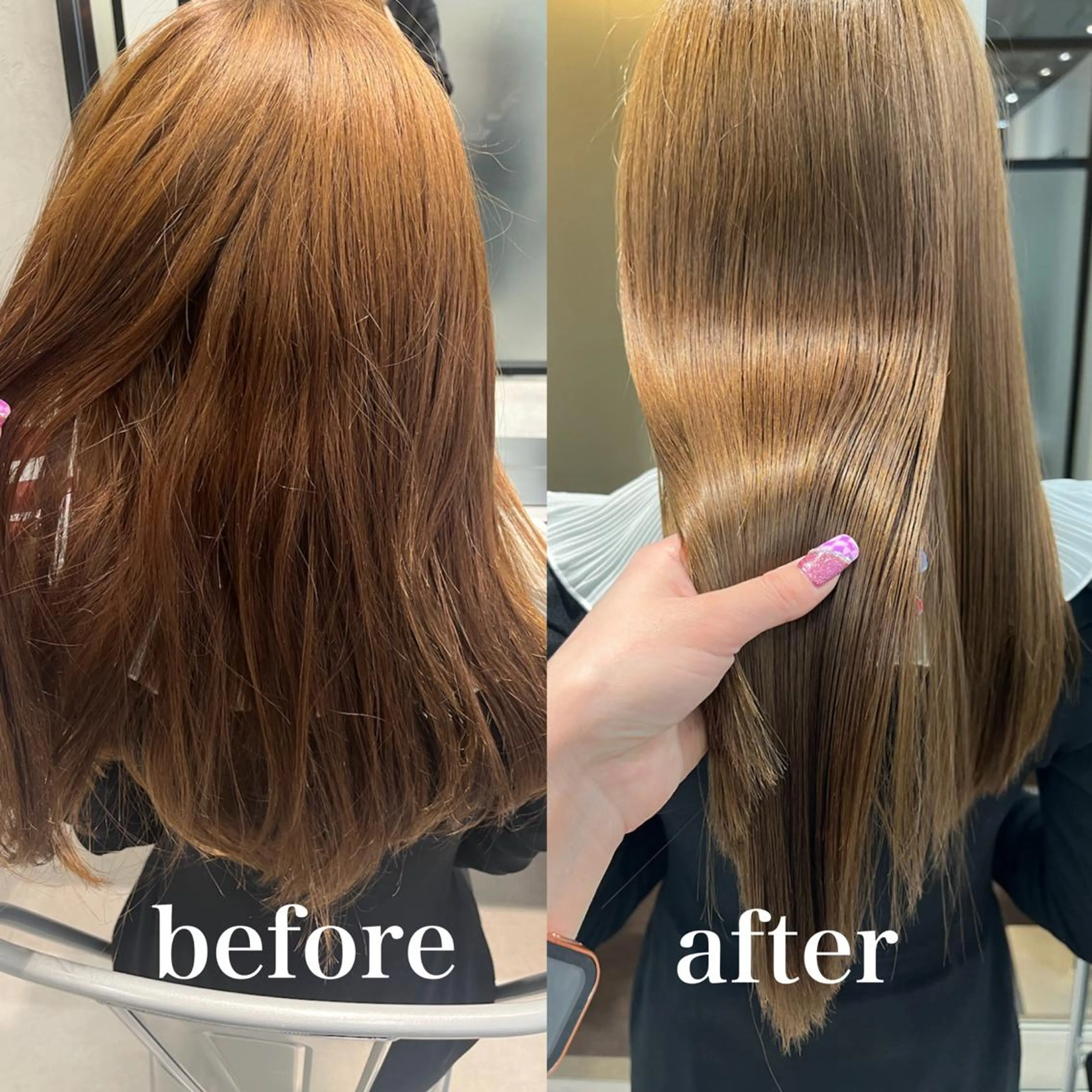 ロング パーマ 髪質改善/縮毛矯正 艶カラー/珠聡のヘアスタイル