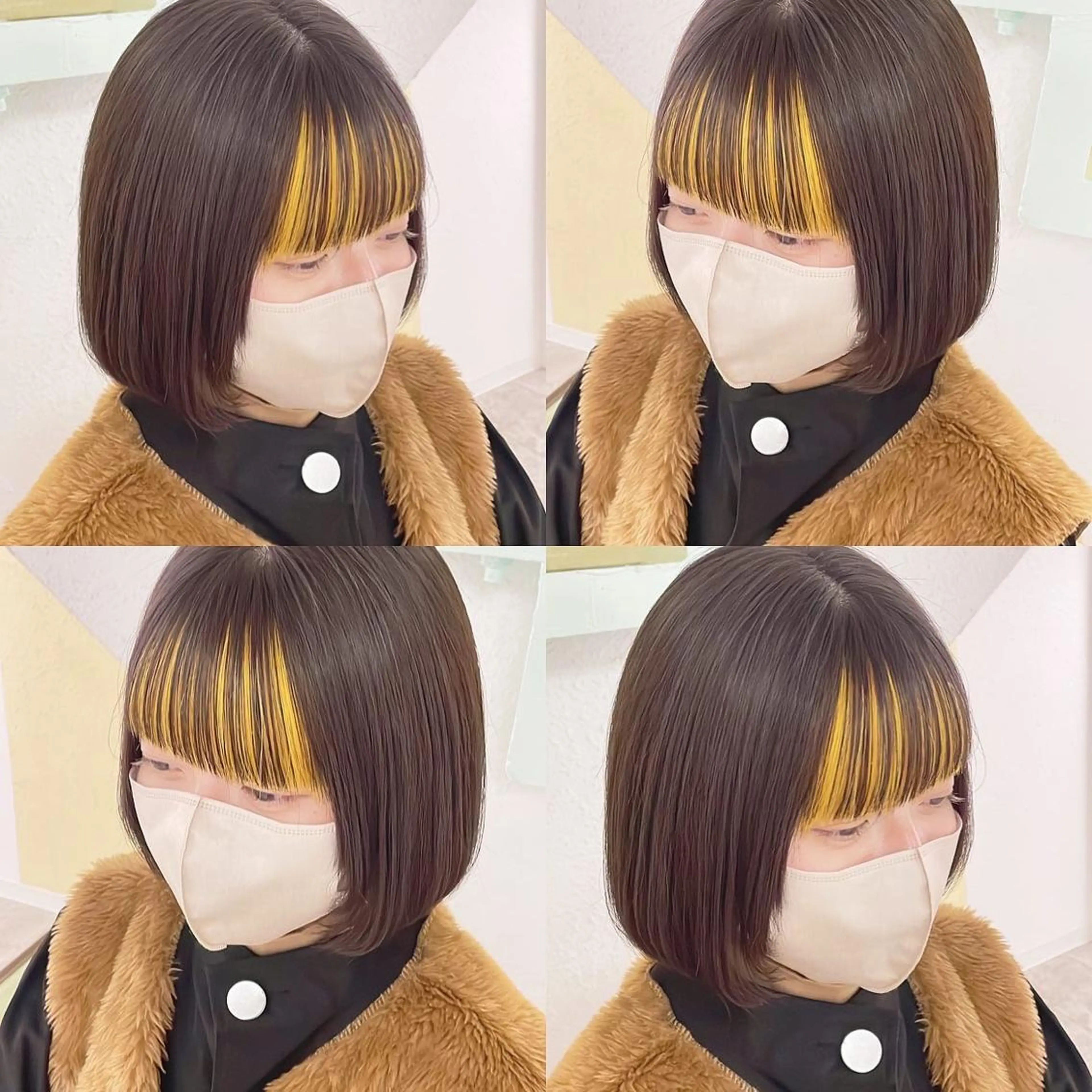 カラー ヘアカラー トリートメント 渋谷:インナーカラー ／🍒エリカ🍒のヘアスタイル