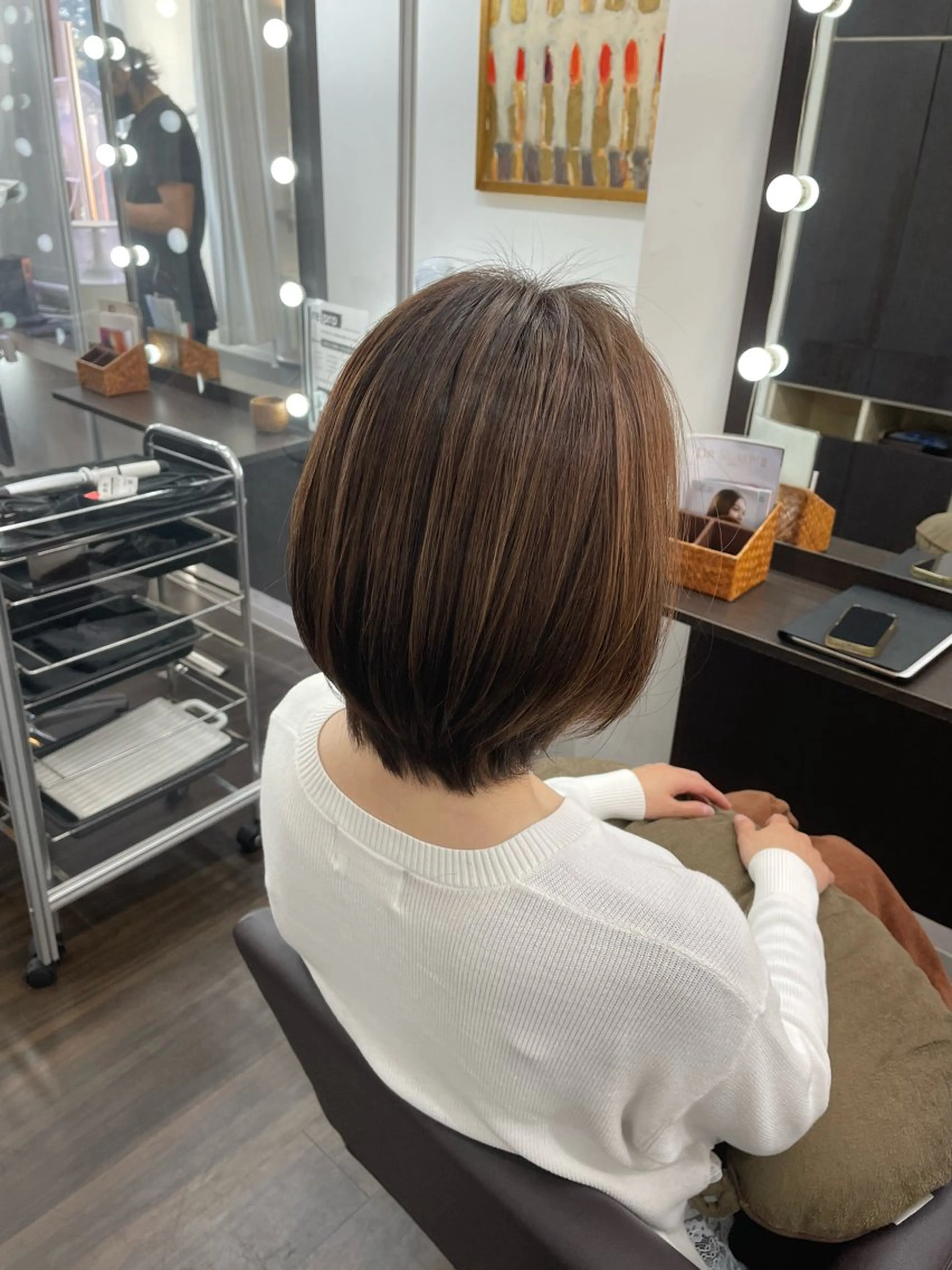 ミディアム カット ヘアカラー トリートメント ヘッドスパ 髪質改善FORMA 💫S.Katohのヘアスタイル