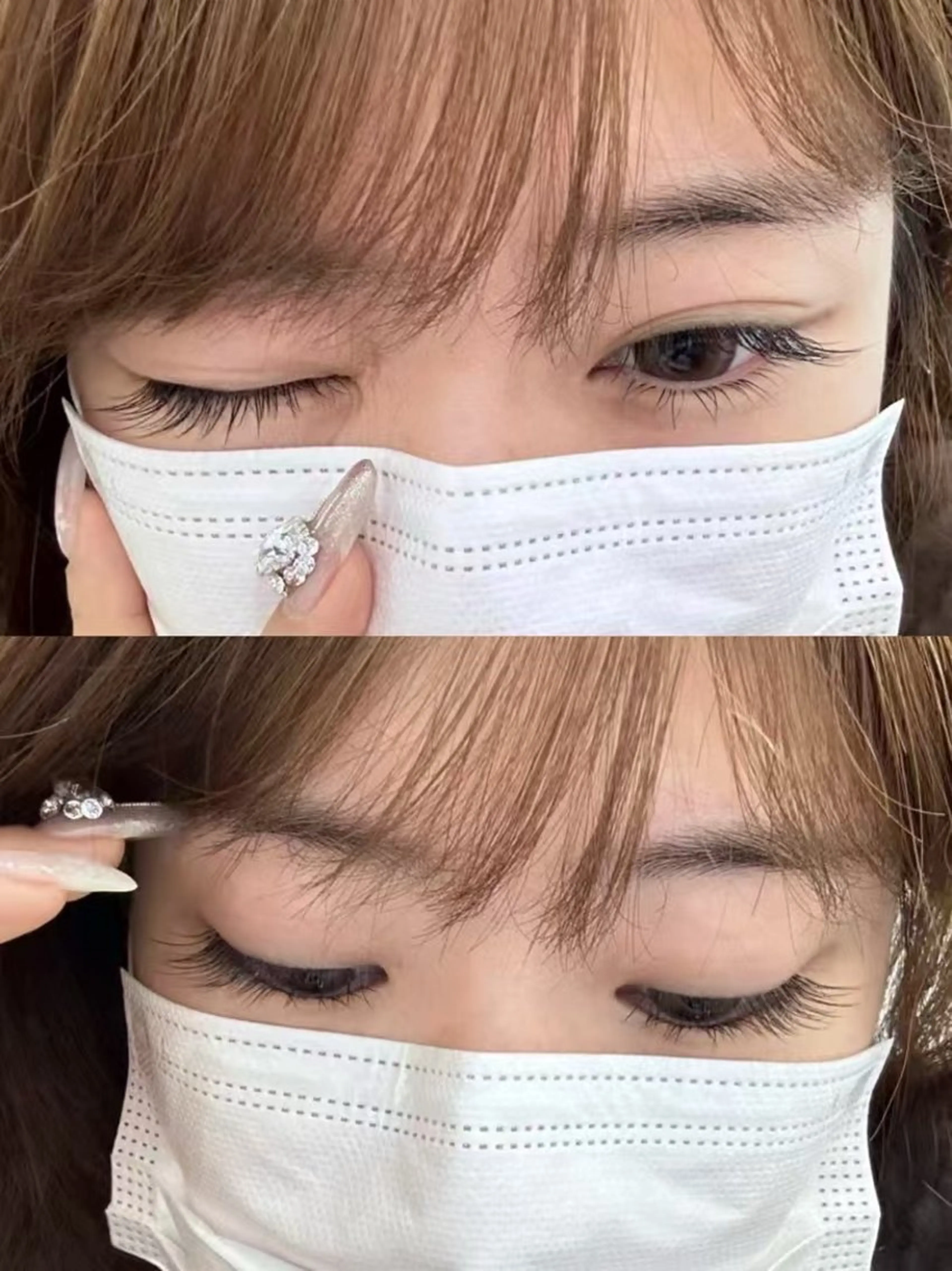 マツエク・マツパ フラットラッシュ 下まつげエクステ 神山 ビューティー・アイのマツエク・マツパデザイン