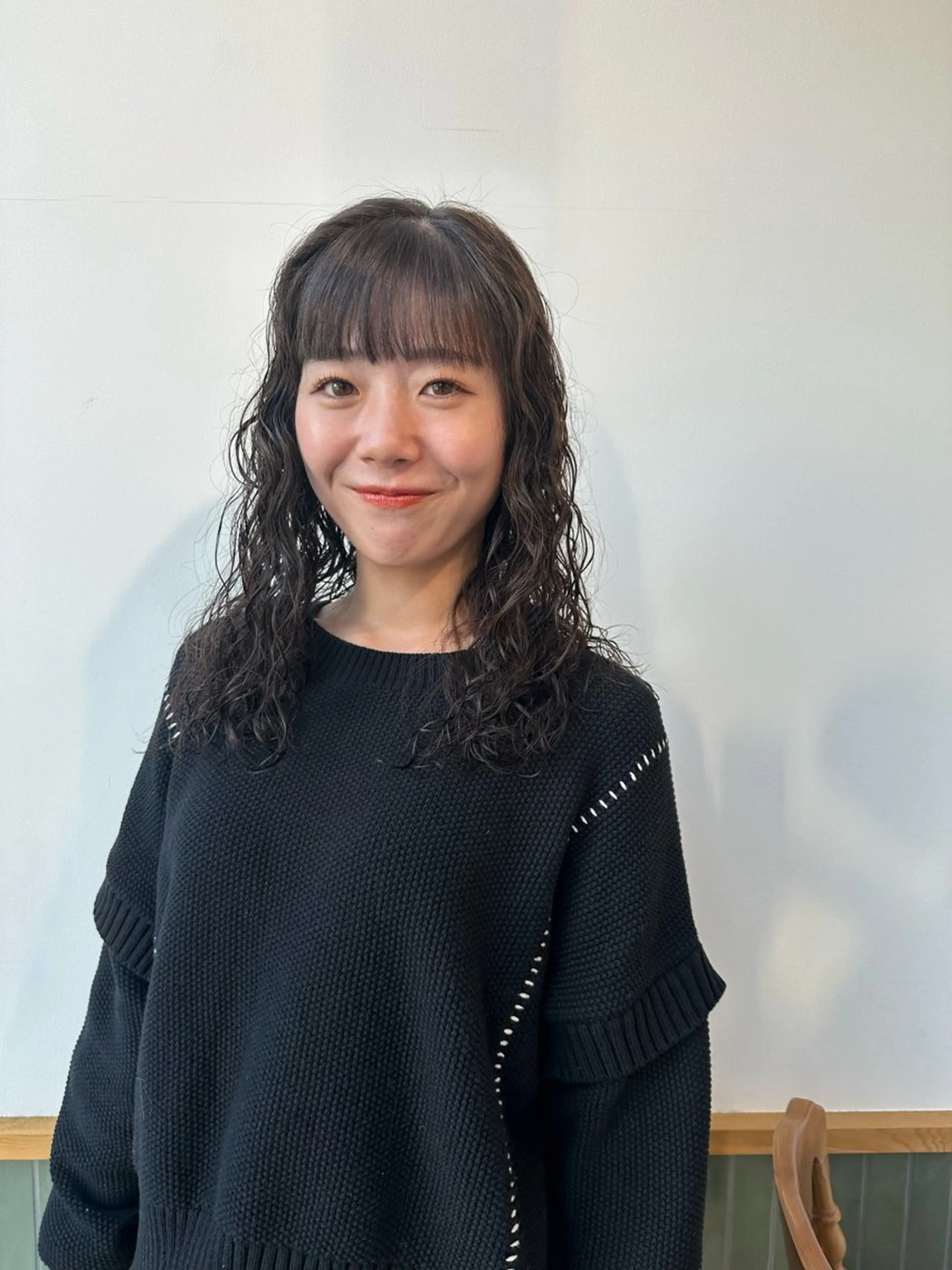 ロング カラー パーマ キッズ カット パーマ トリートメント オトナヘア🌸 harukaのヘアスタイル