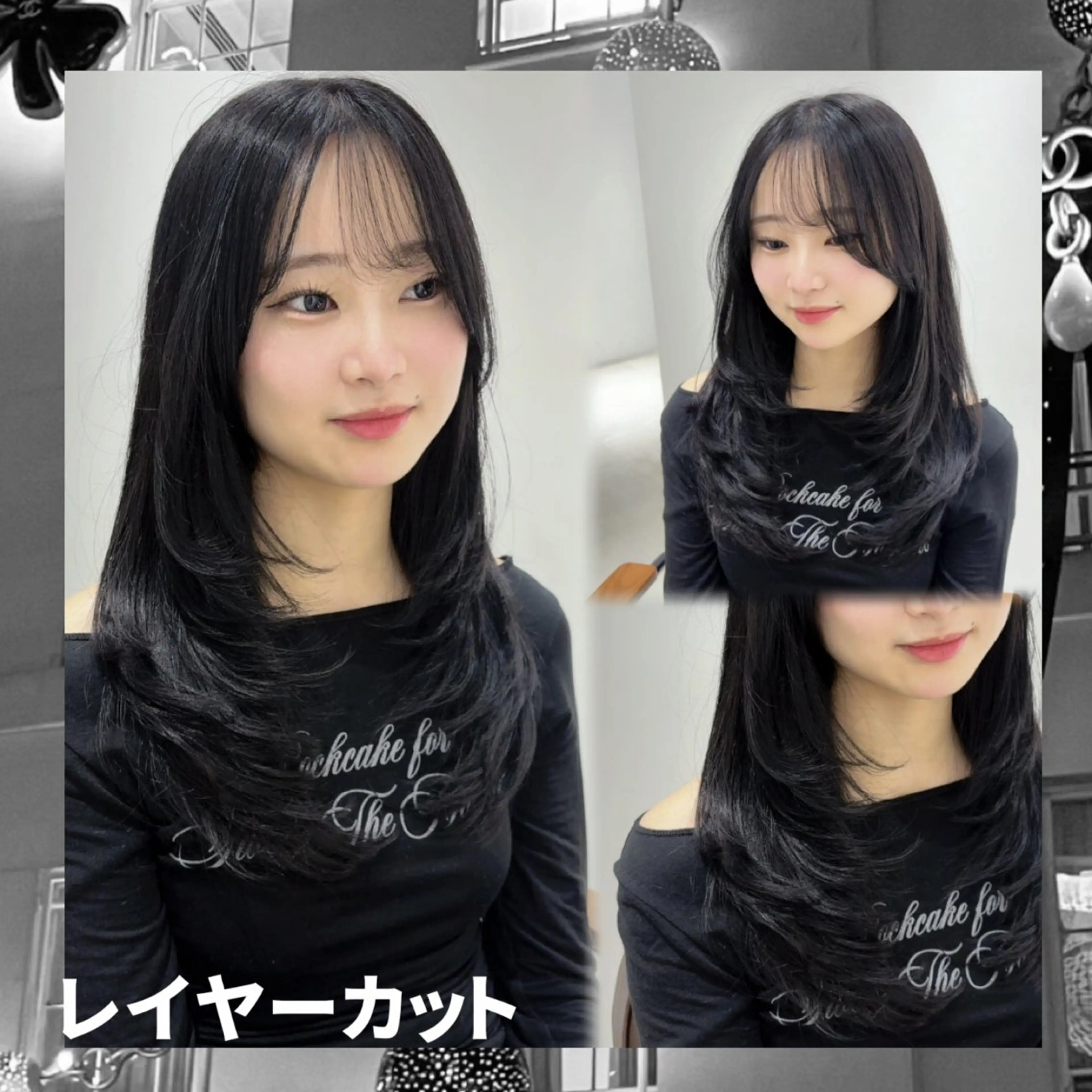 セミロング カラー ヘアアレンジ 韓国風ヘア レイヤーカット カット ヘアカラー トリートメント eN°byyoureshair所属・🎀トップスタイリ スト湯川響🎀のヘアスタイル