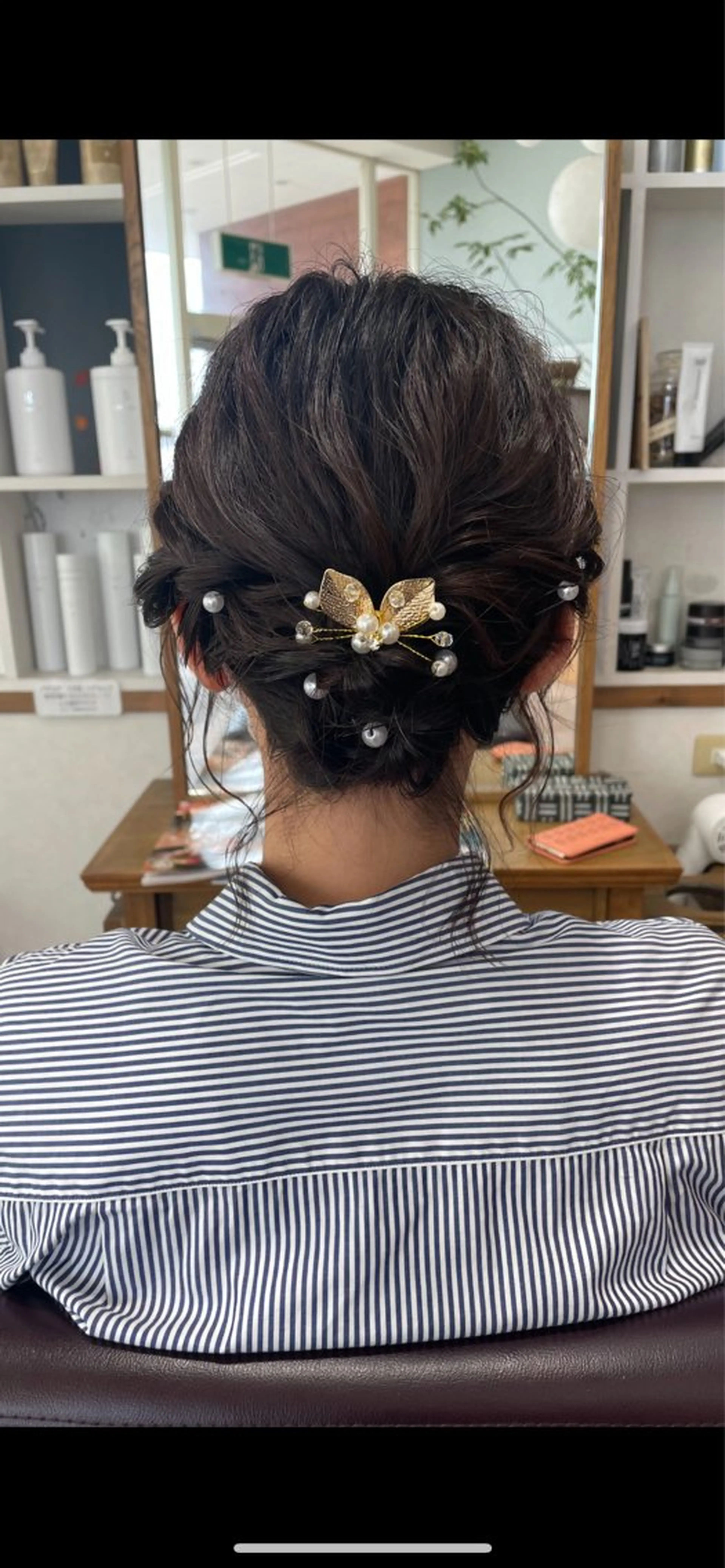 ミディアム シミズ カエデ🍁のヘアスタイル