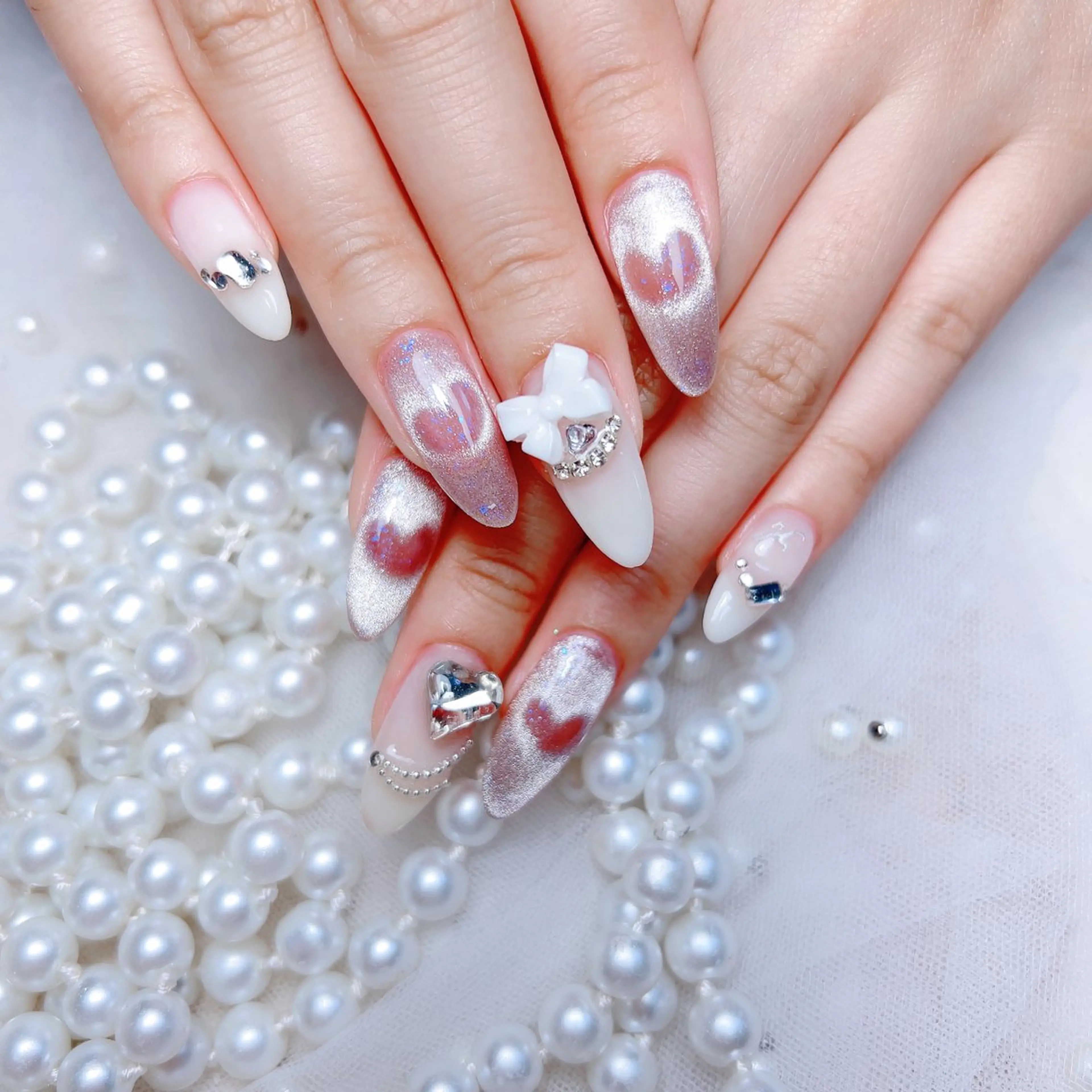 ネイル M🌷nail 長さだし専門店のネイルデザイン