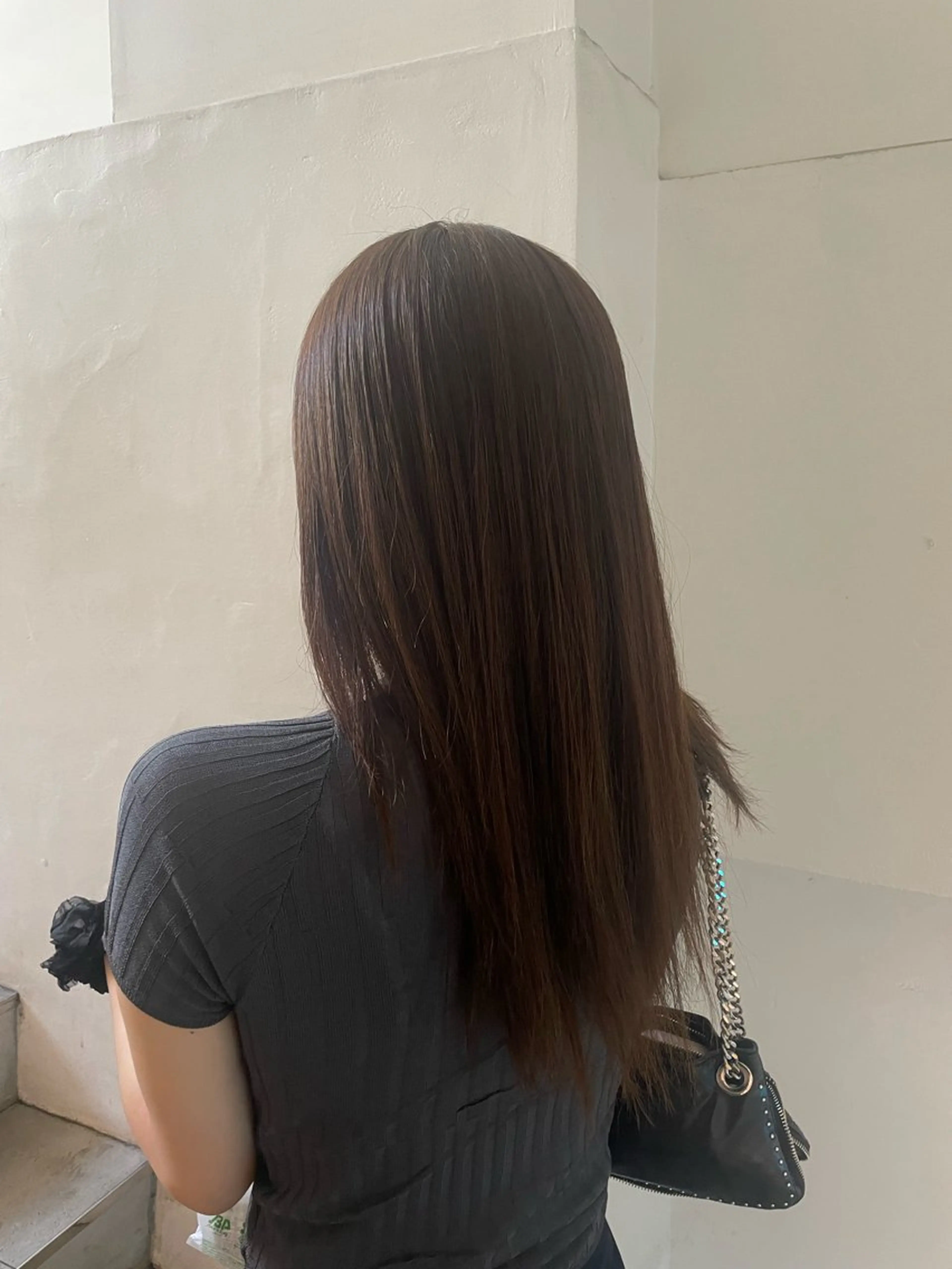 セミロング カラー ヘアカラー 韓国ヘア/ネイル kanako🤍🫧のヘアスタイル