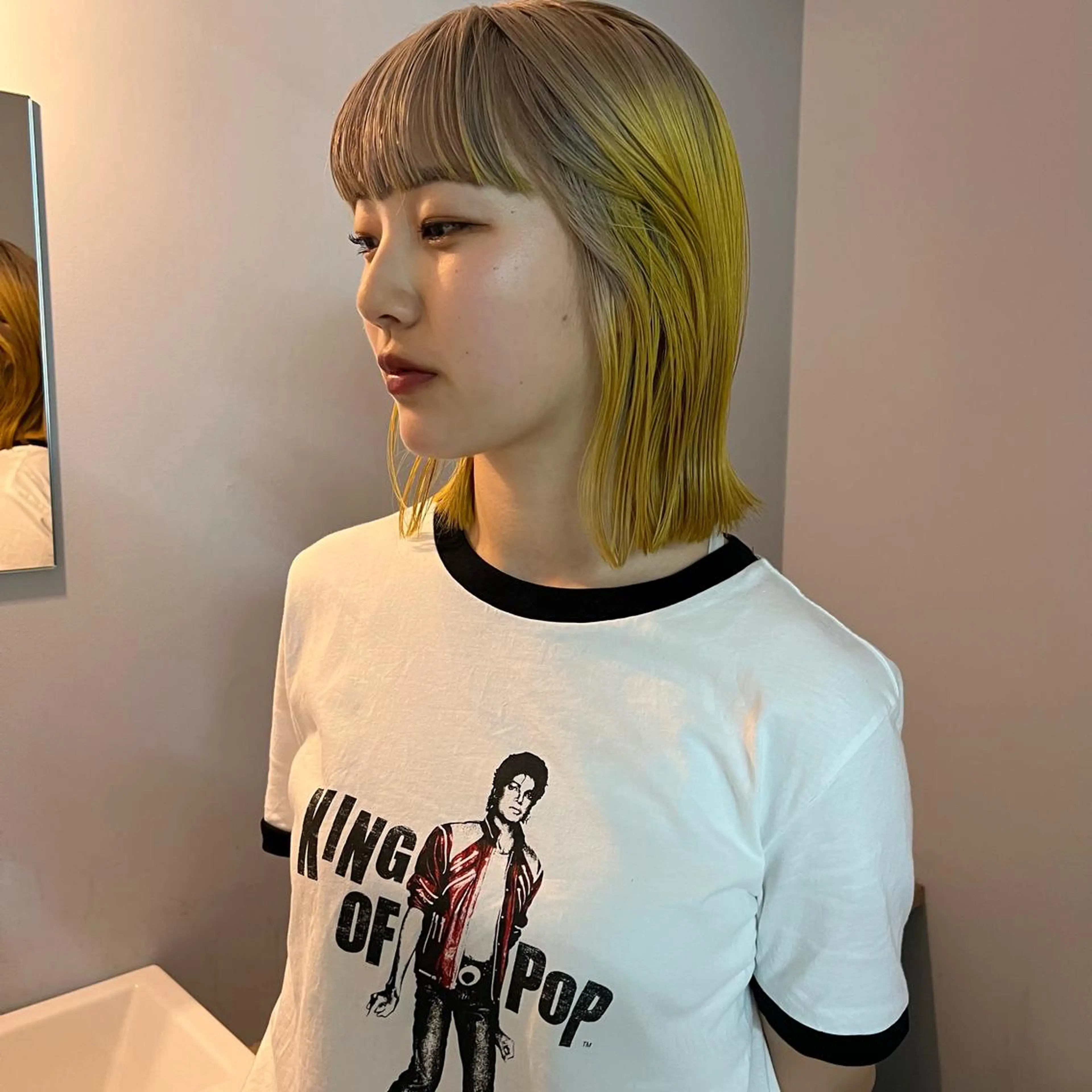 ショート カラー 舟橋耀/ブリーチカラ ー/レイヤーカットのヘアスタイル