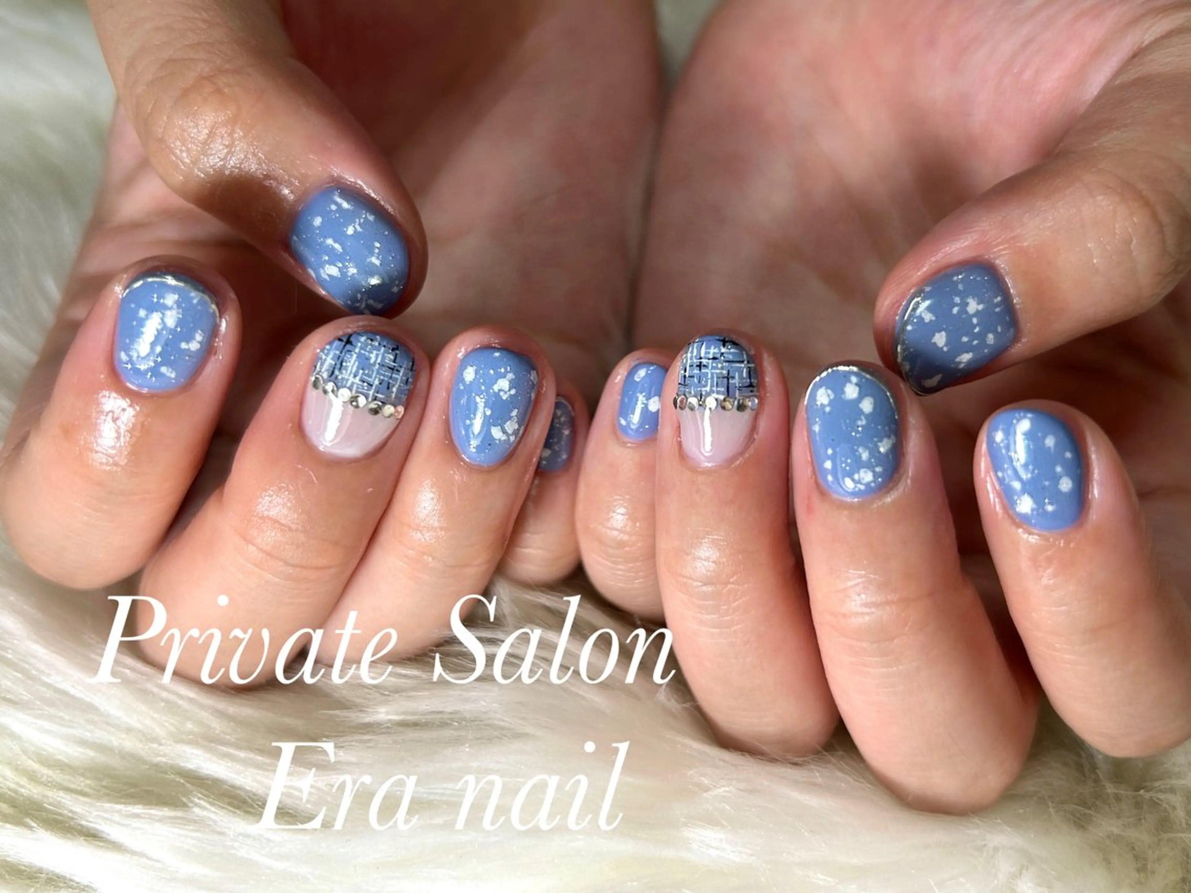 ネイル ツイードネイル Era nailのネイルデザイン