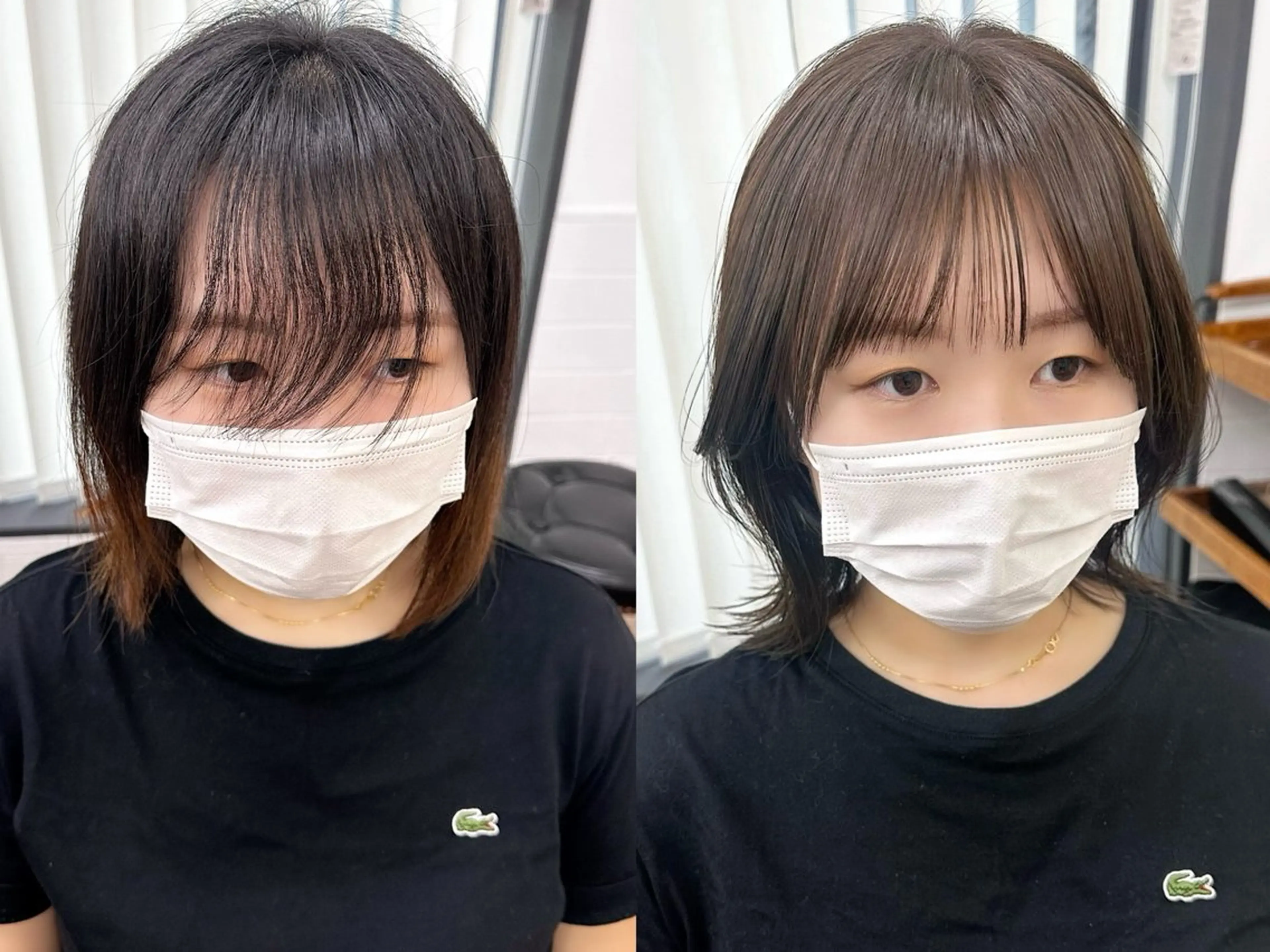 ミディアム カラー パーマ ヘアアレンジ メンズ キッズ カット 縮毛矯正 似合わせレイヤー 🌿JUNのヘアスタイル