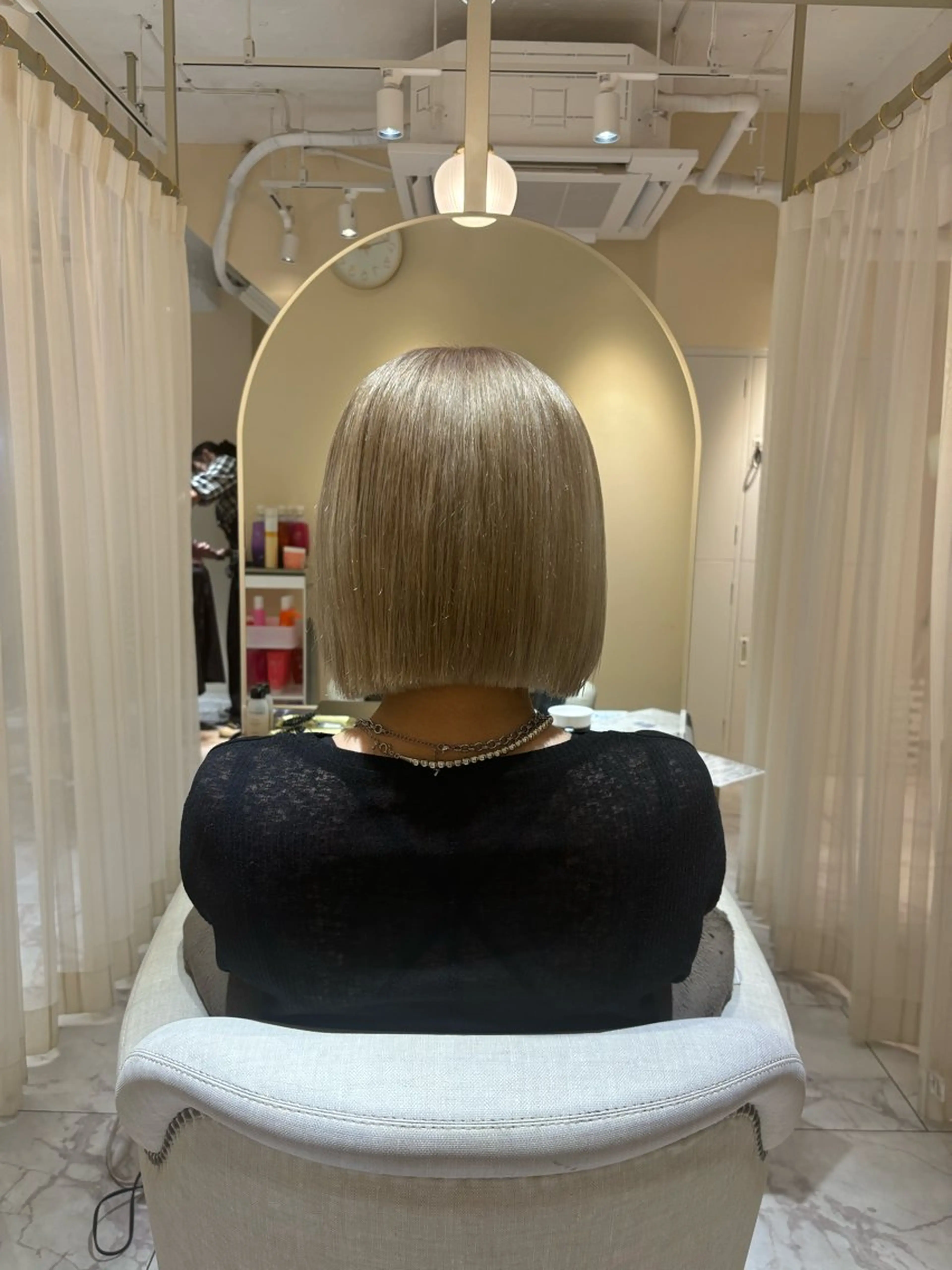 ショート パーマ ヘアカラー 🫧日吉/髪質改善/ 上原ちえみ🫧のヘアスタイル