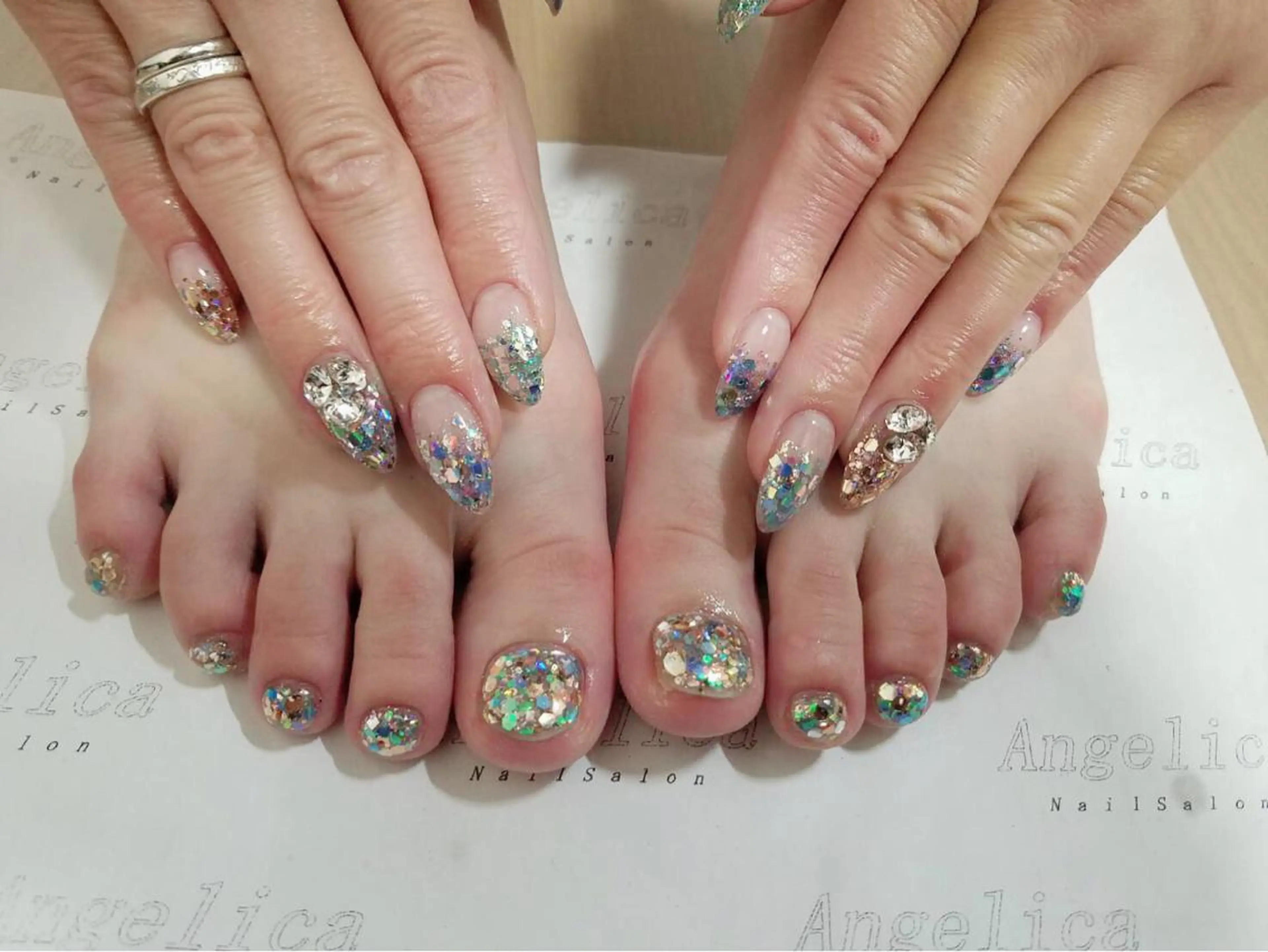 パラジェルハンドワンカラーorマグネット➕パラジェルフットワンカラーorマグネットの写真